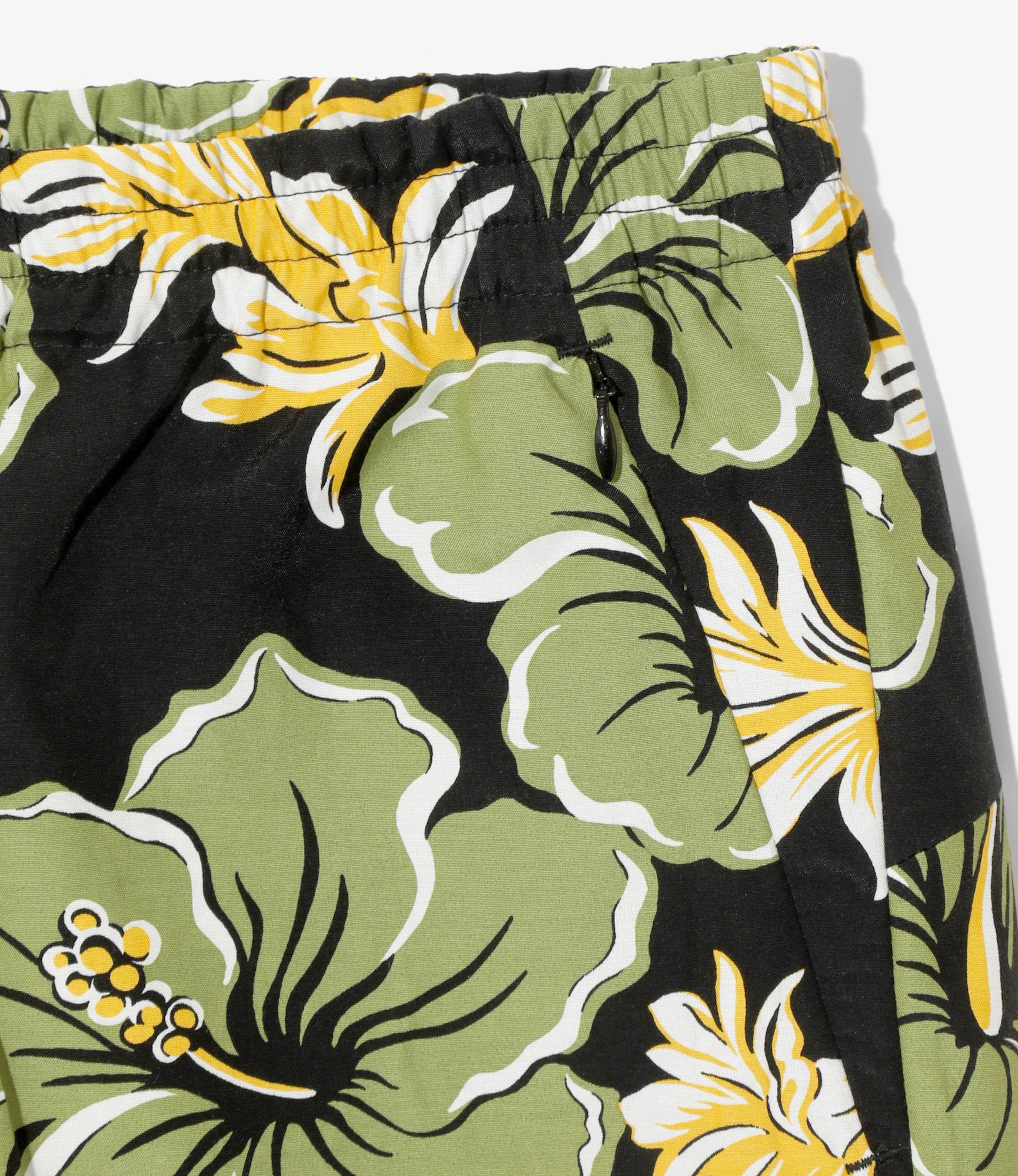 Basketball Short - Black - C/R Printed Flower & Papillon - Image 2