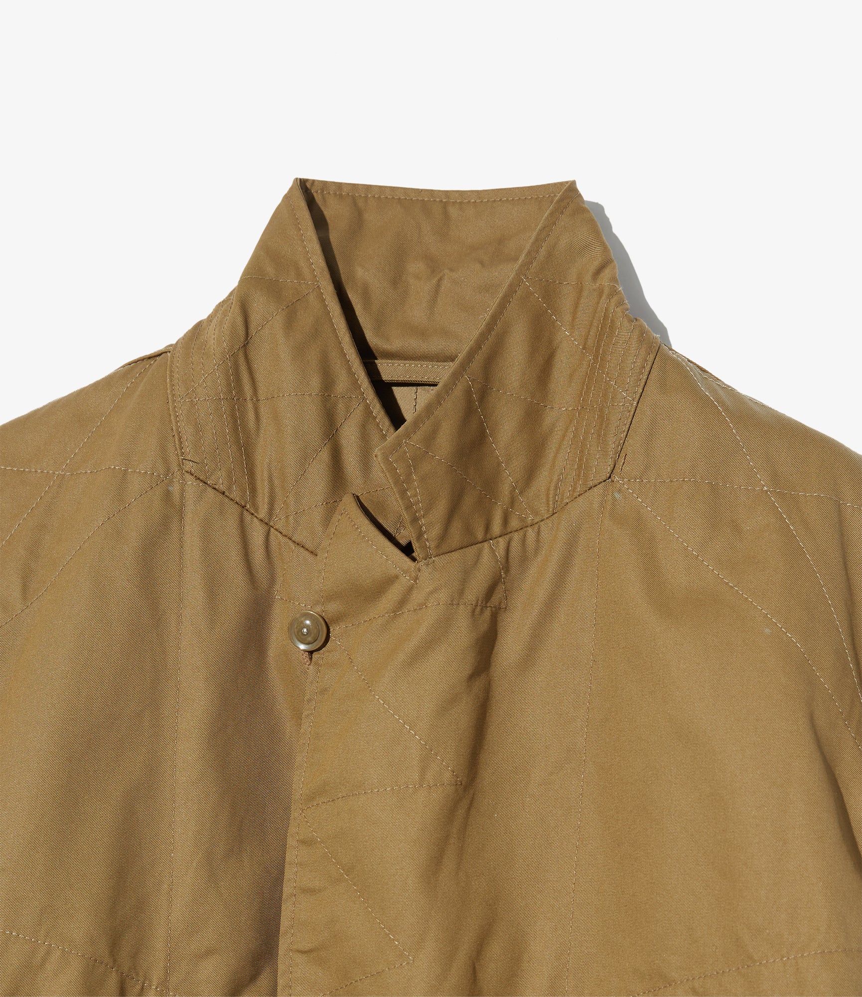 Bedford Jacket - Khaki Coated Nyco Twill - Image 3