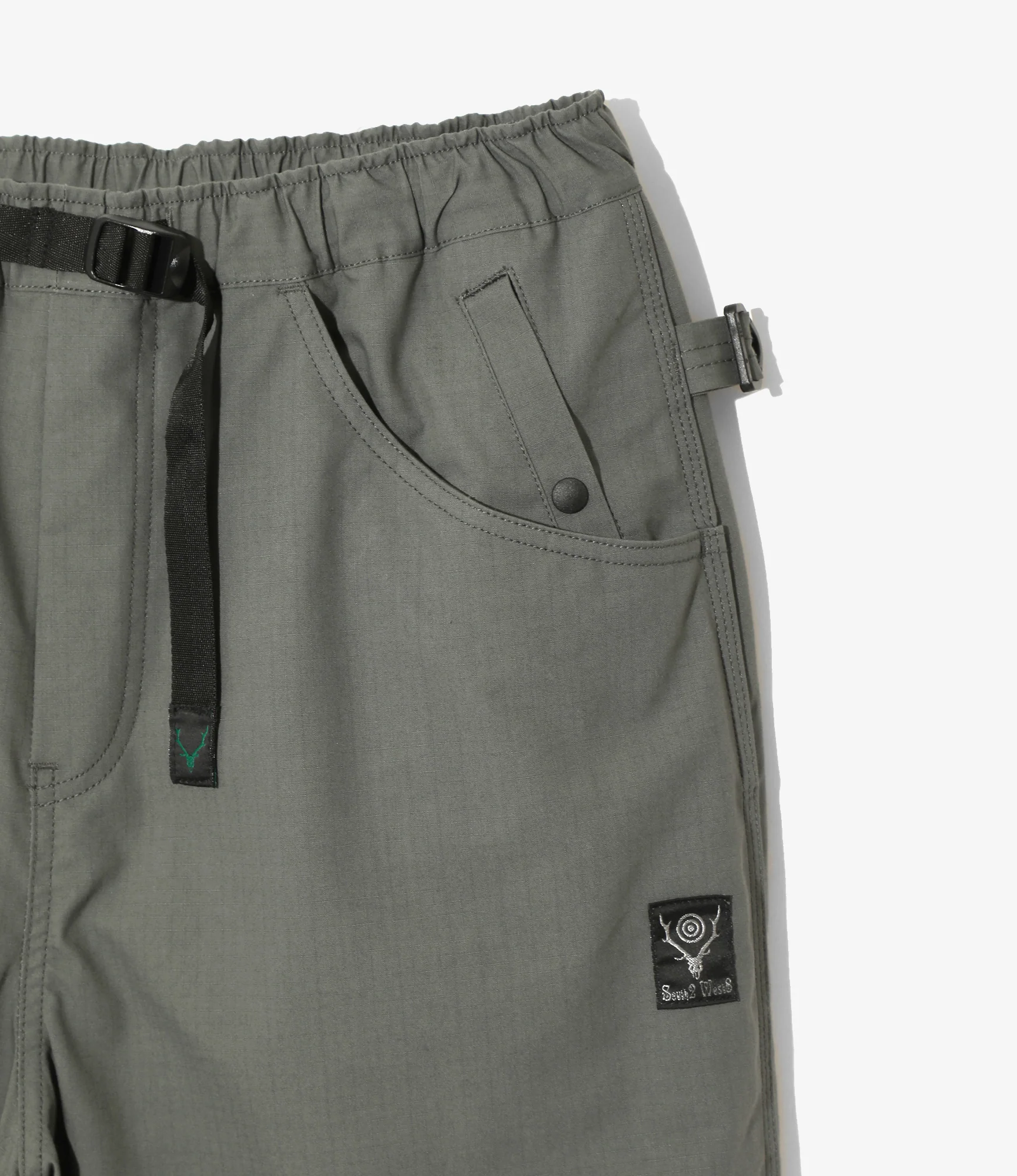 Belted Utility Pant - Grey - C/MO Ripstop - Image 2