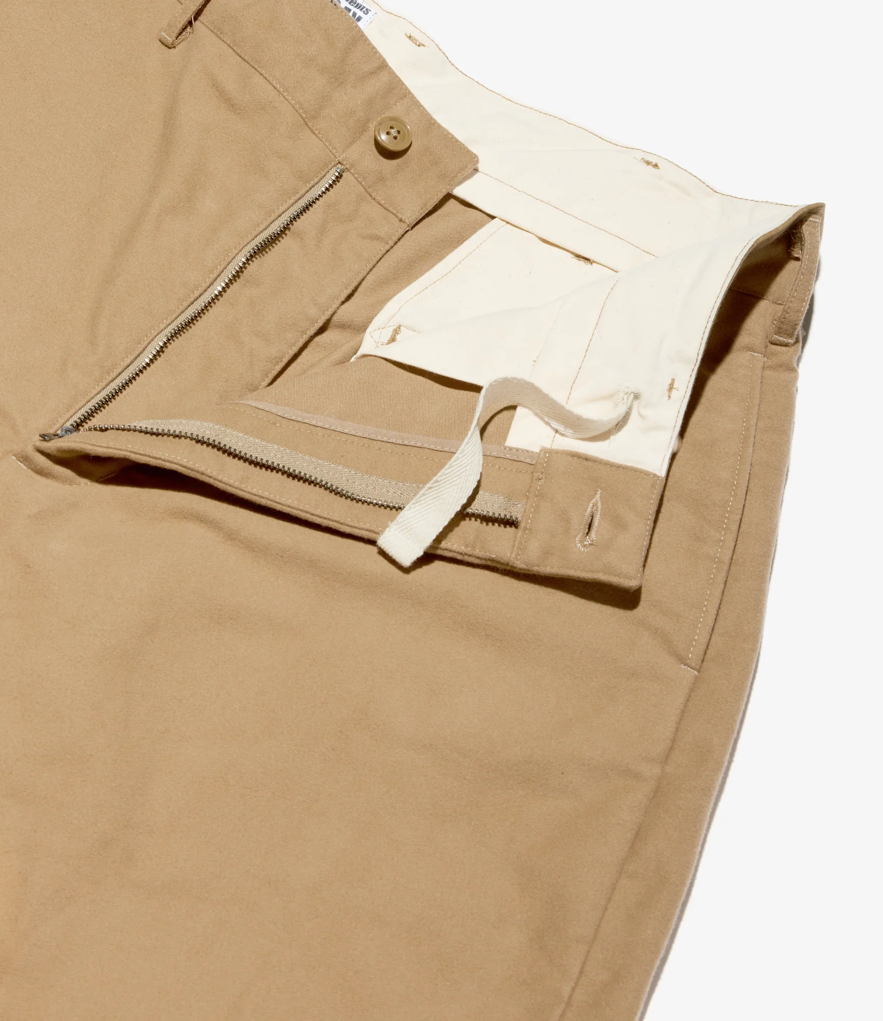 Chino Pant - Camel Cotton Moleskin - Image 3