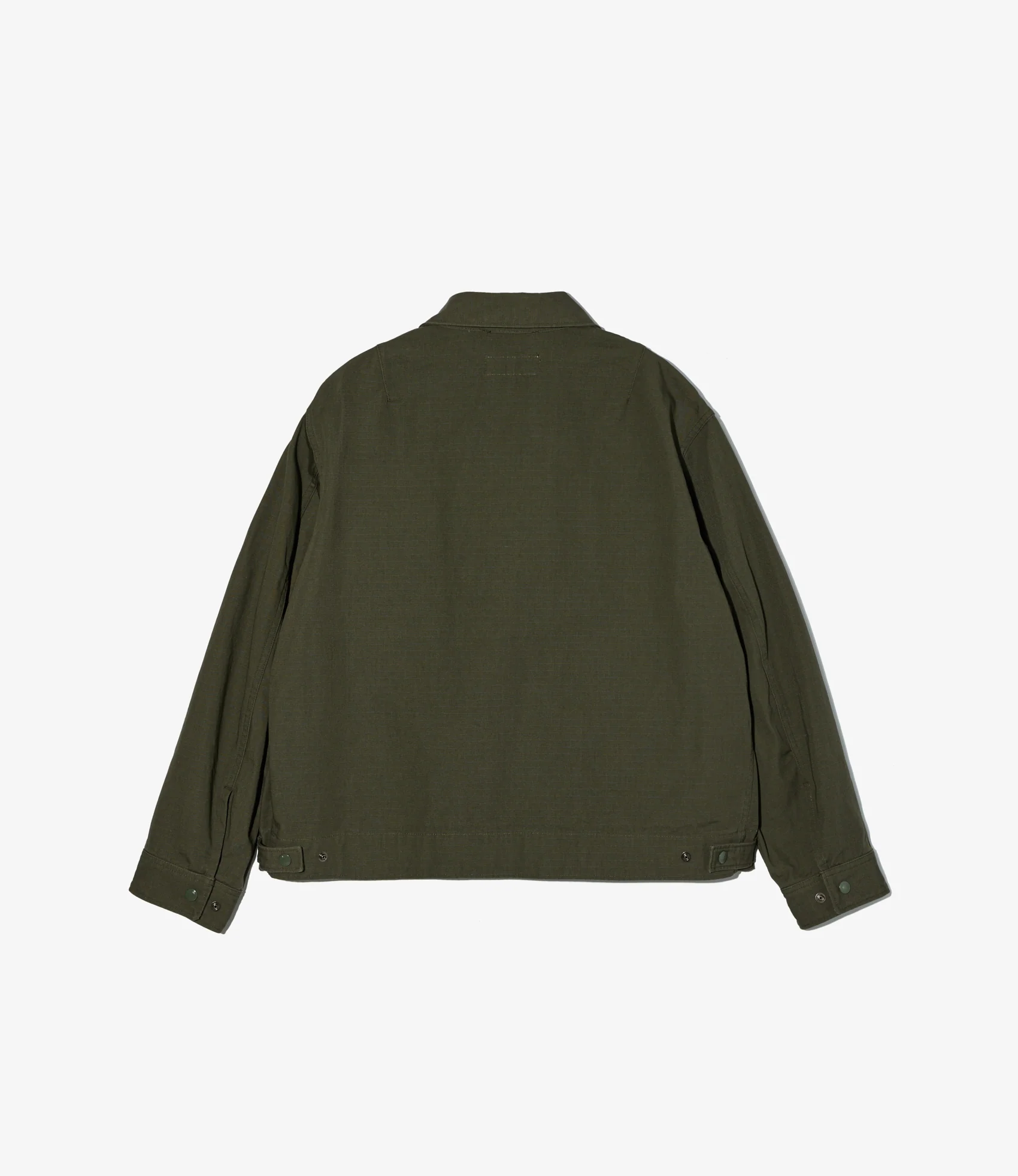 Short Jacket - Olive Heavyweight Cotton Ripstop - Image 2