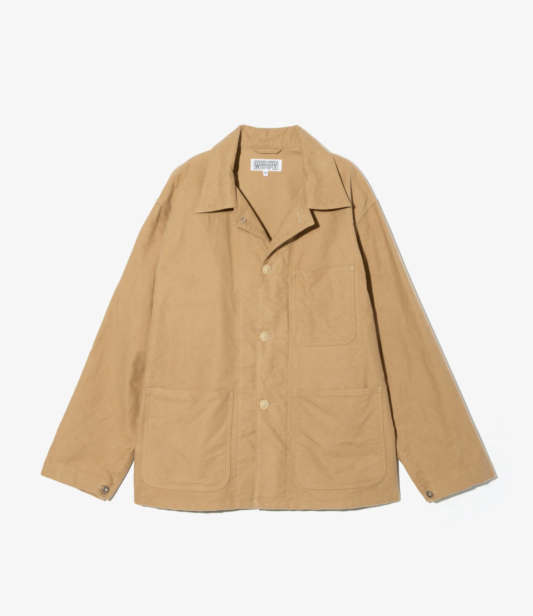 Utility Jacket - Camel Cotton Moleskin
