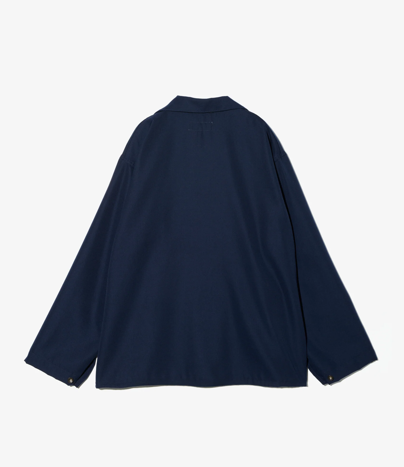 Utility Jacket - Dk. Navy Poly Wool Twill Gabardine - Image 2