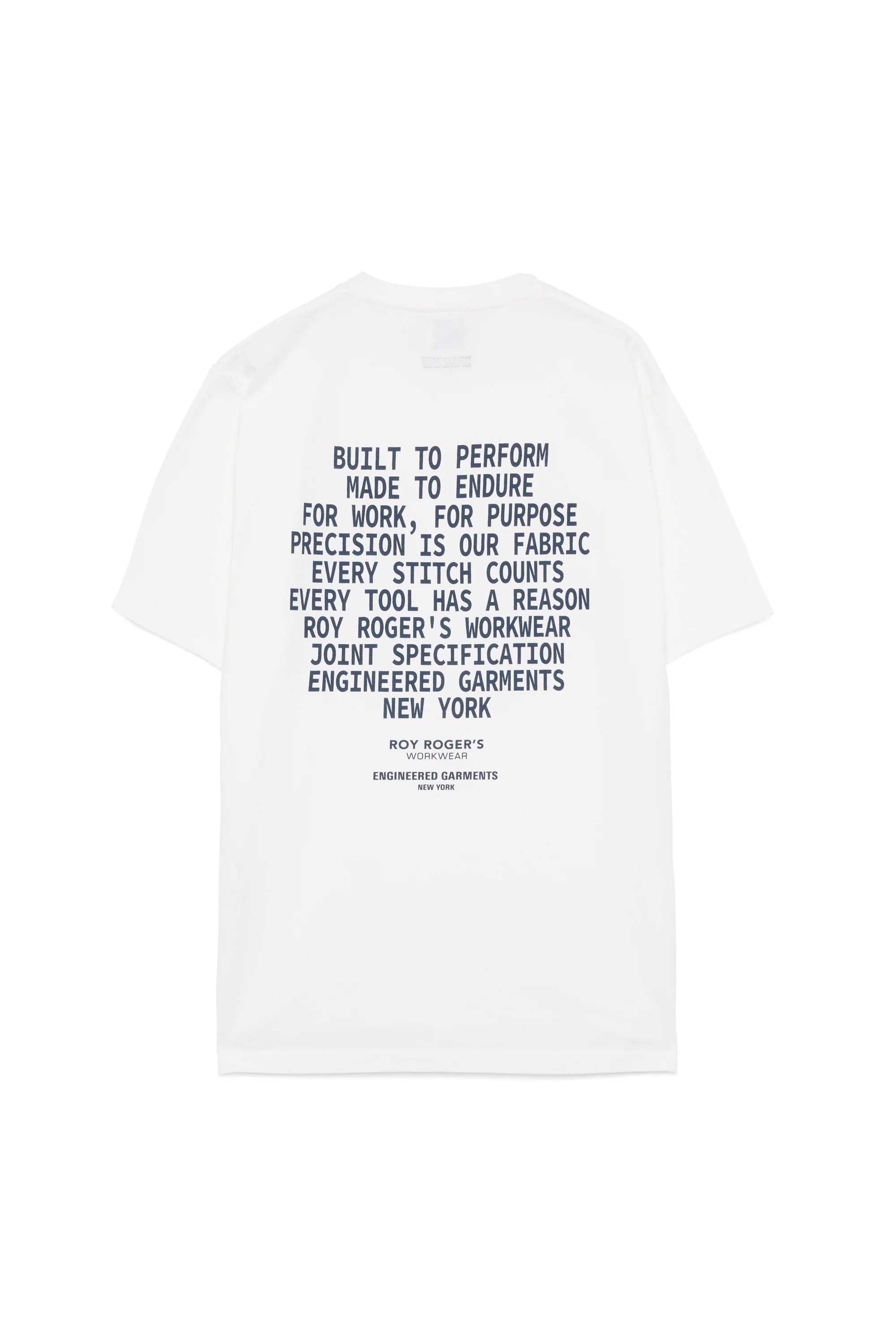 EG x Roy Roger's Workwear - T-Shirt - Off White Jersey - Image 2