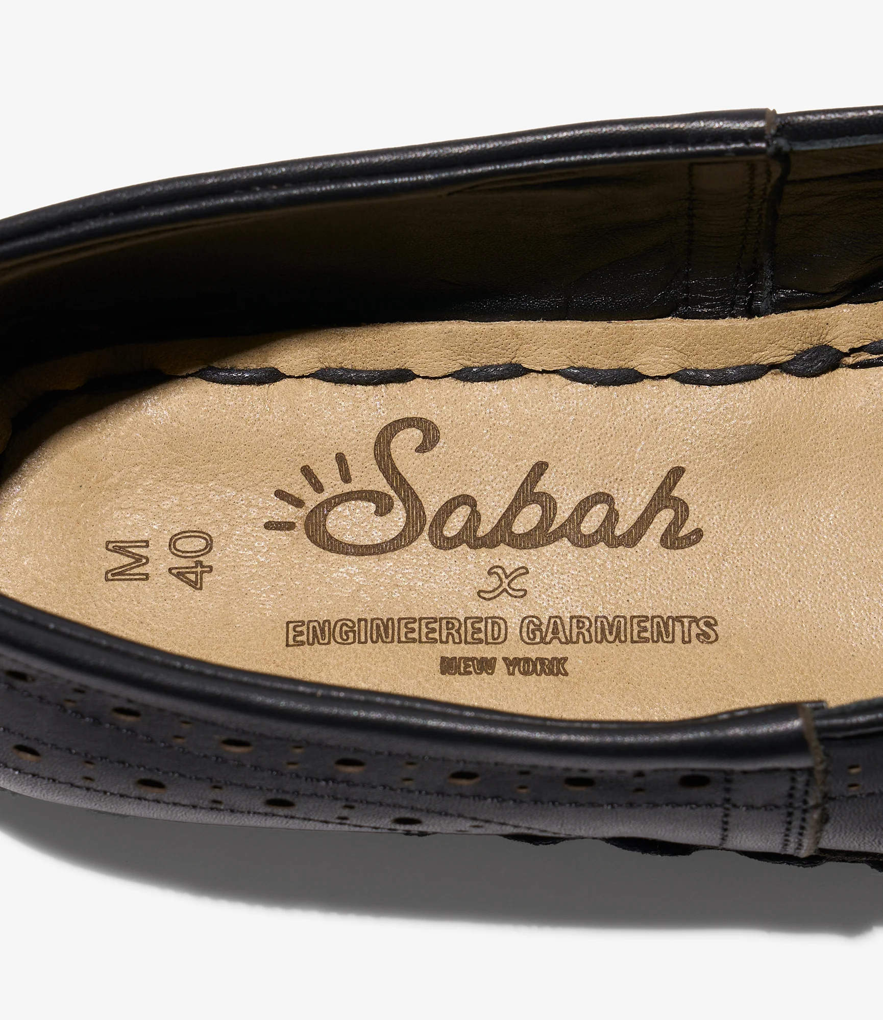 EG x Sabah - Perforated - Black - Image 7