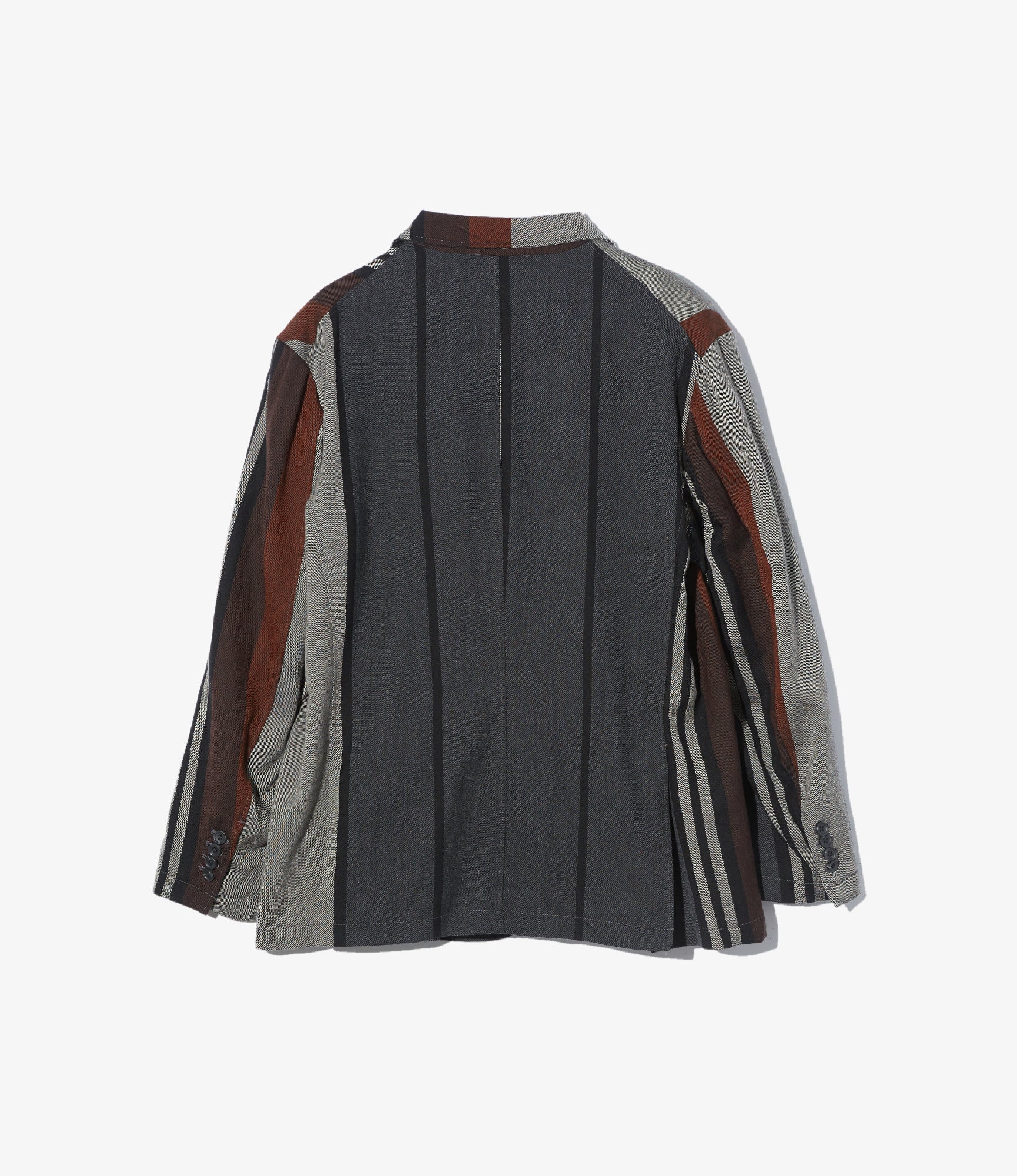 Andover Jacket - Multi Color Wide Stripe Worsted Wool - Image 2