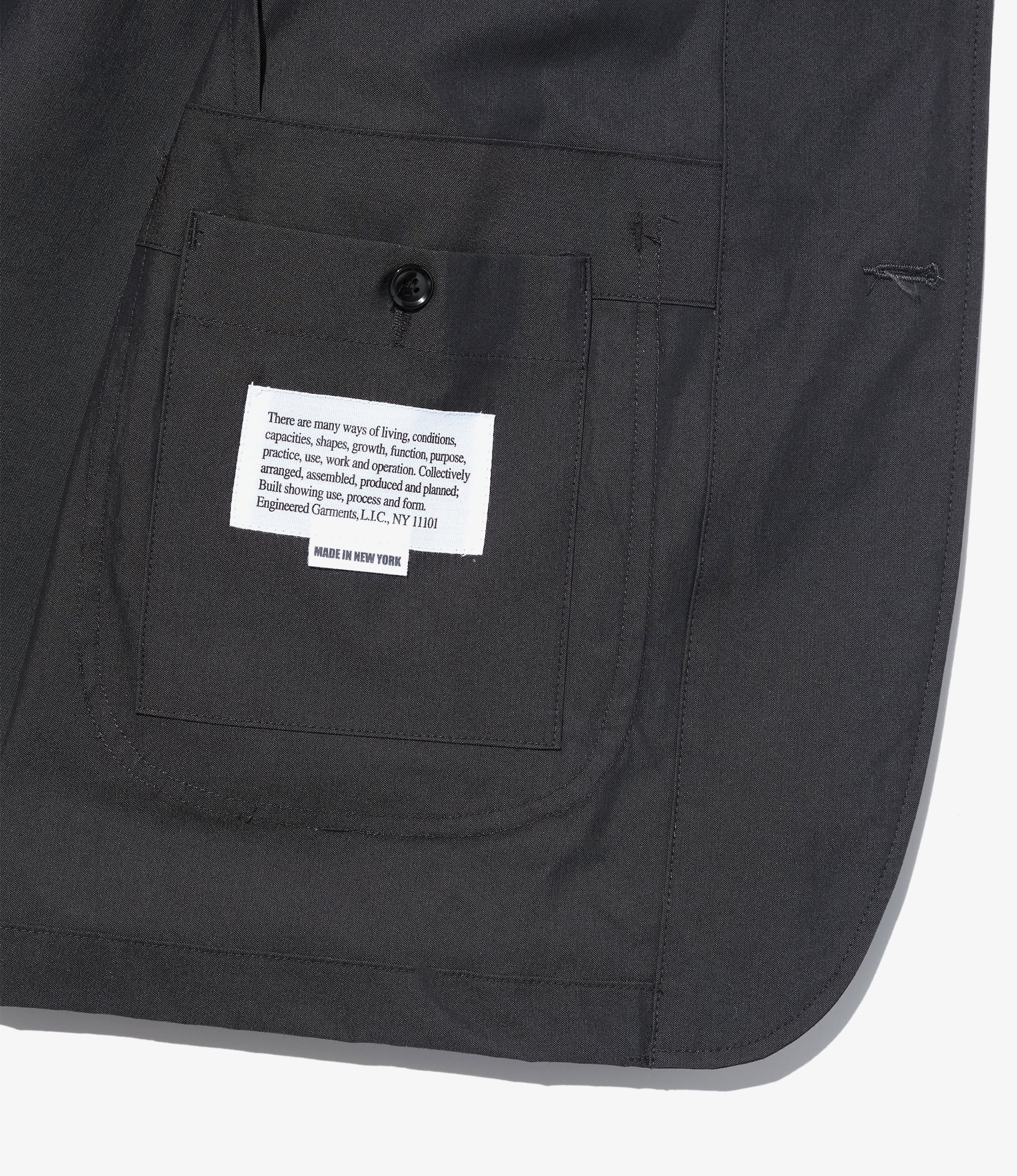 Bedford Jacket - Charcoal CP Weather Poplin - Image 4
