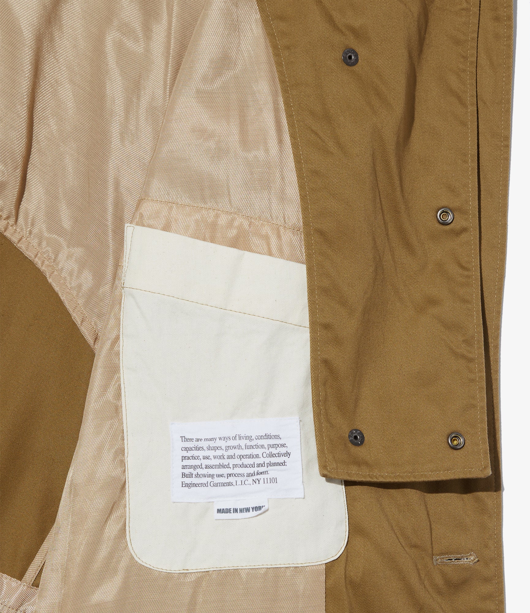 Chester Coat - Camel Cotton High Count Heavy Twill - Image 5
