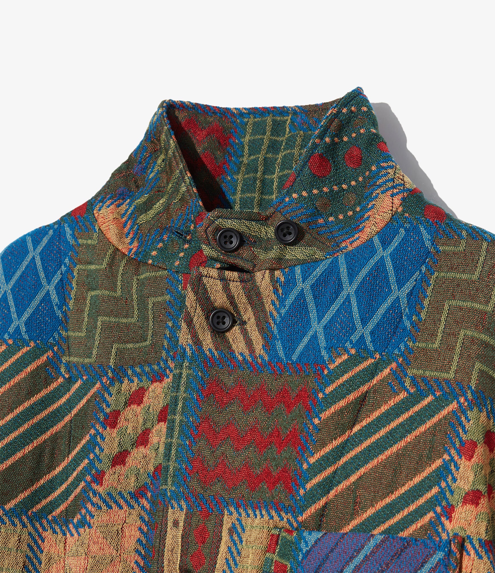 Loiter Jacket - Multi Color Geometric PW Jacquard - Image 3