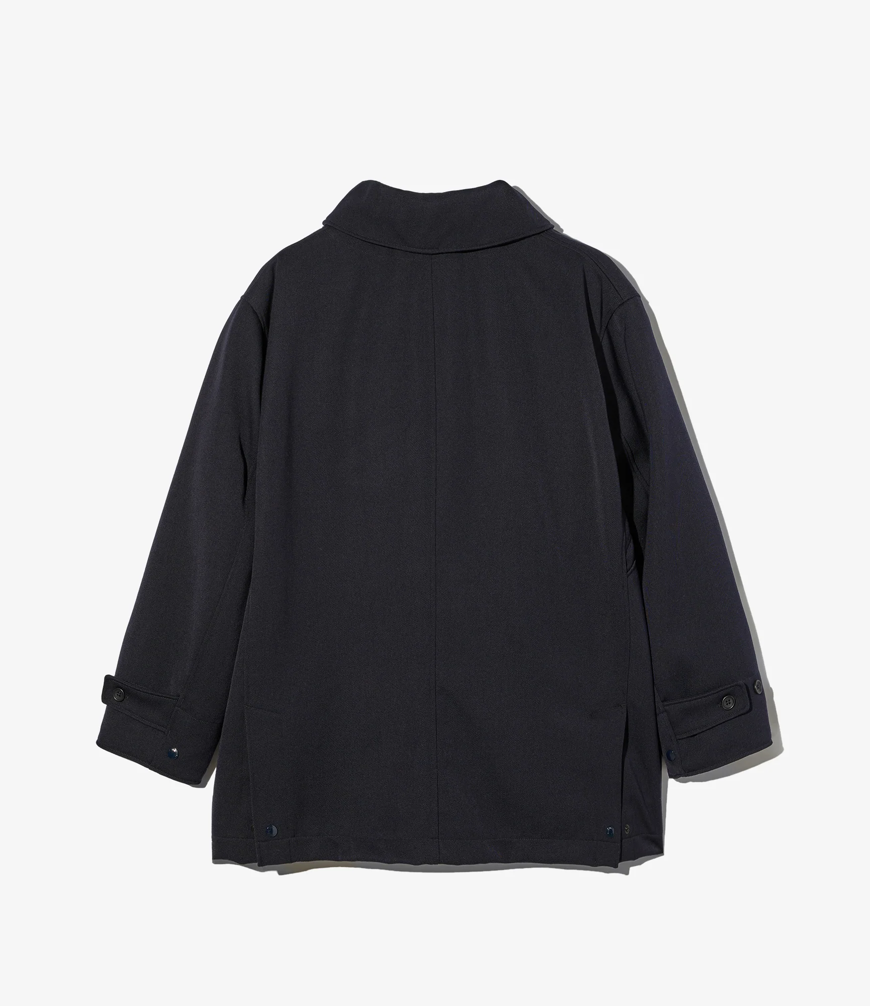 Fireman Jacket - Dk. Navy Heavy Wool Elastique - Image 2