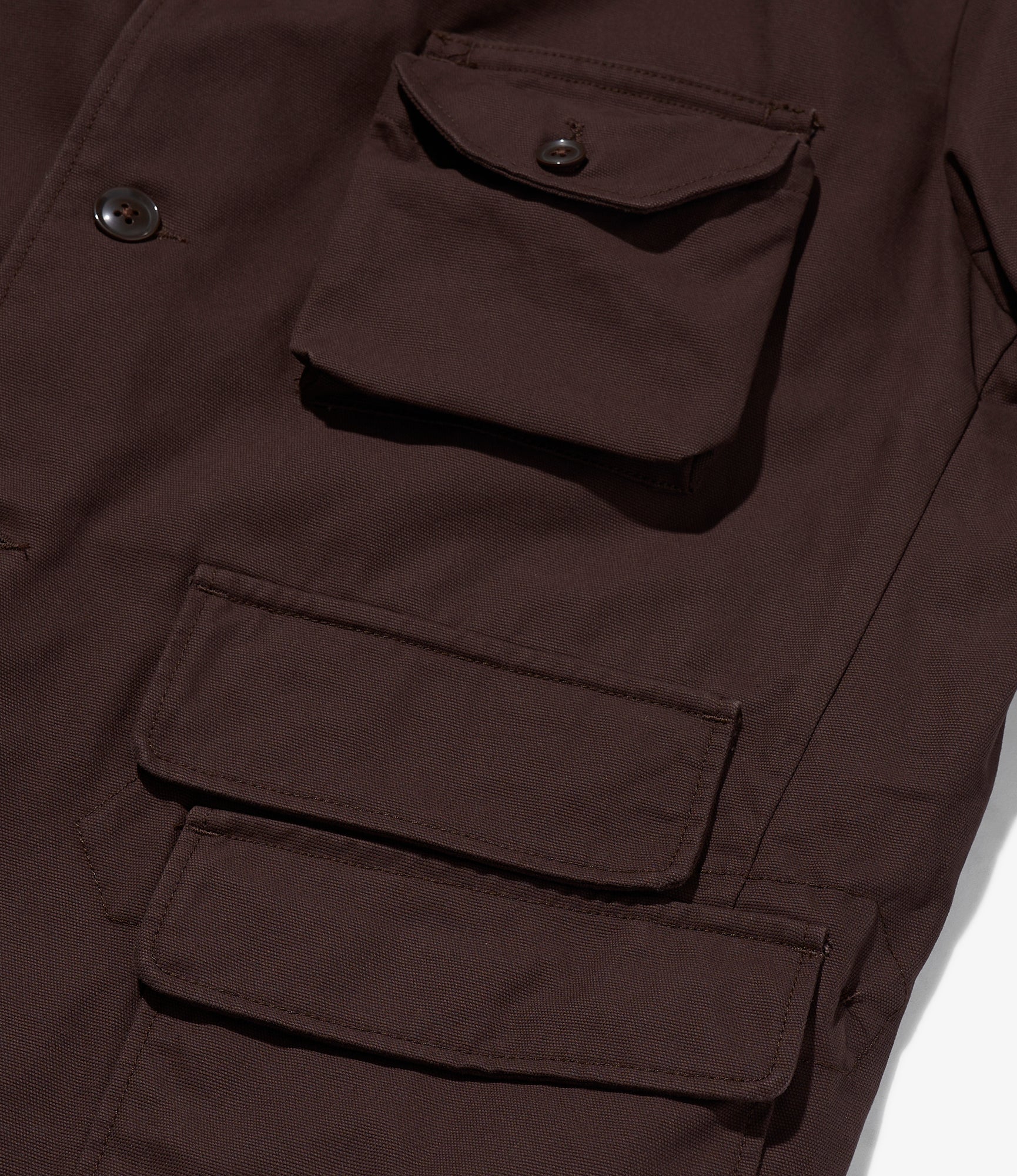 NNY x Blue in Green x Packer - Hunting Blazer -  Dk. Brown 8oz Cotton Canvas - Image 4