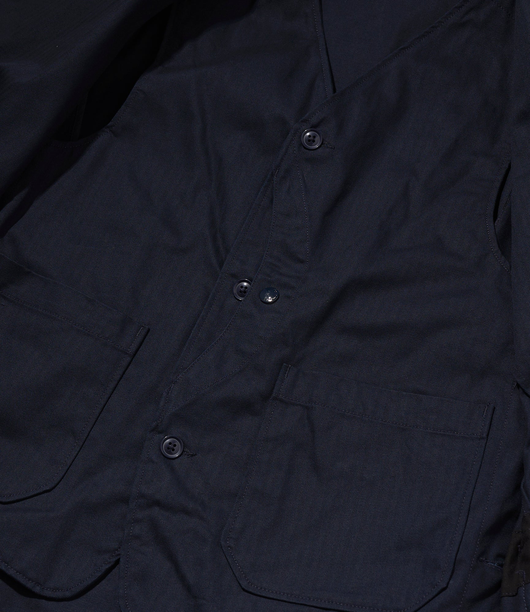 NNY x Blue in Green x Packer - Hunting Blazer - Dk. Navy Cotton Herringbone - Image 5