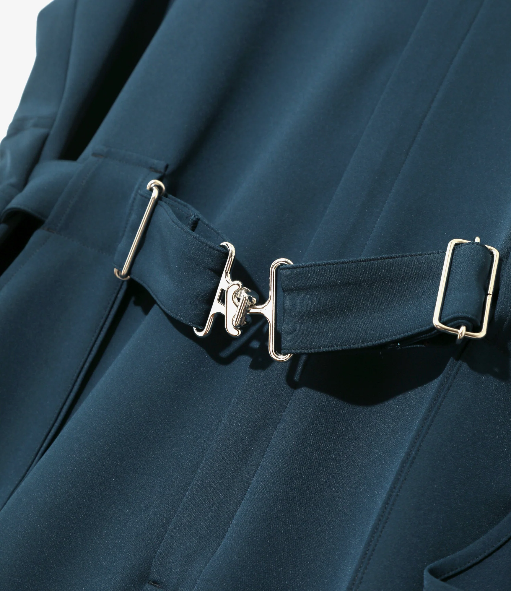 Jumpsuit - Navy - Poly Light Double Cloth - Image 3