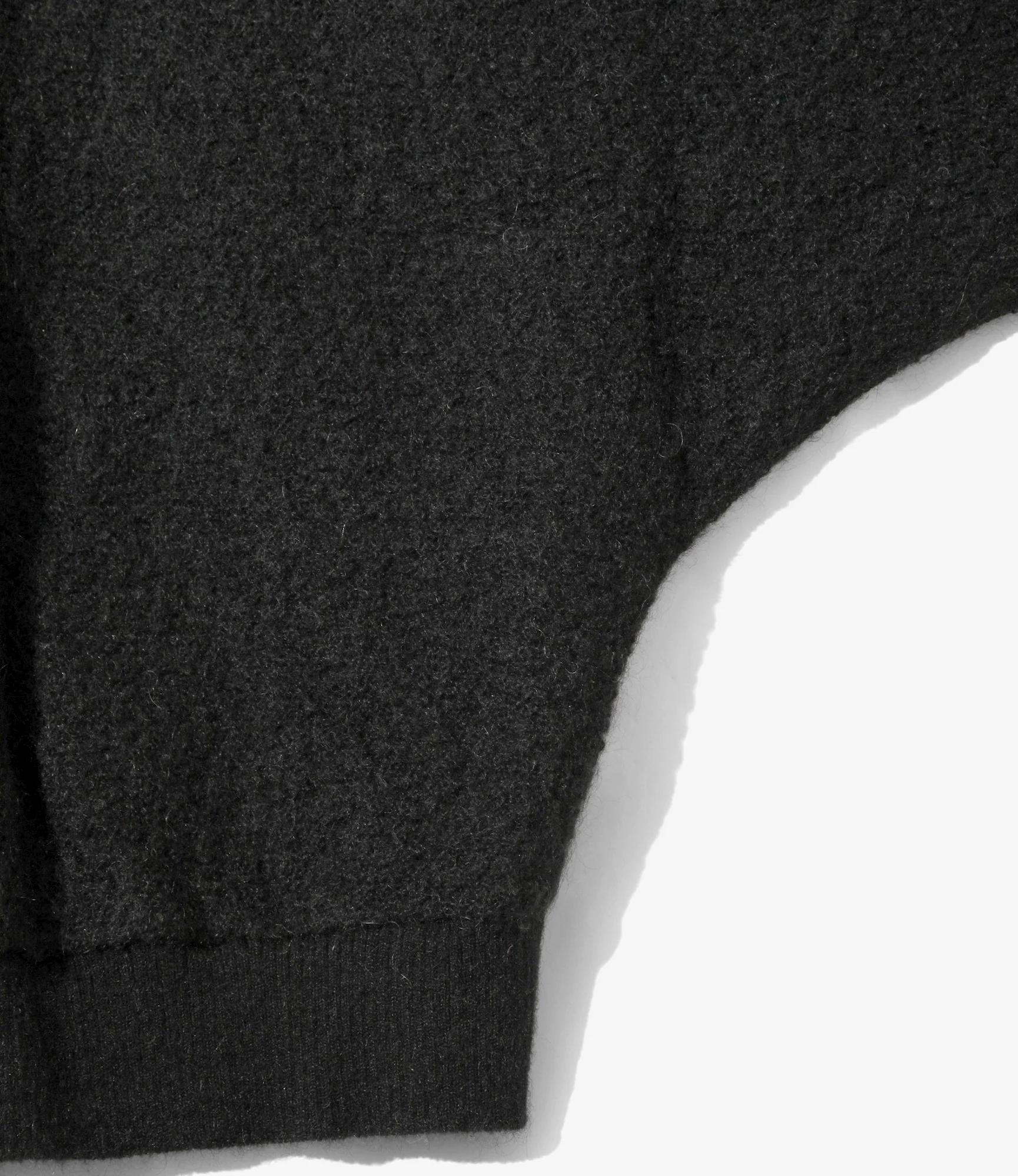 Dolman Sweater - Black - Crepe Weave - Image 3