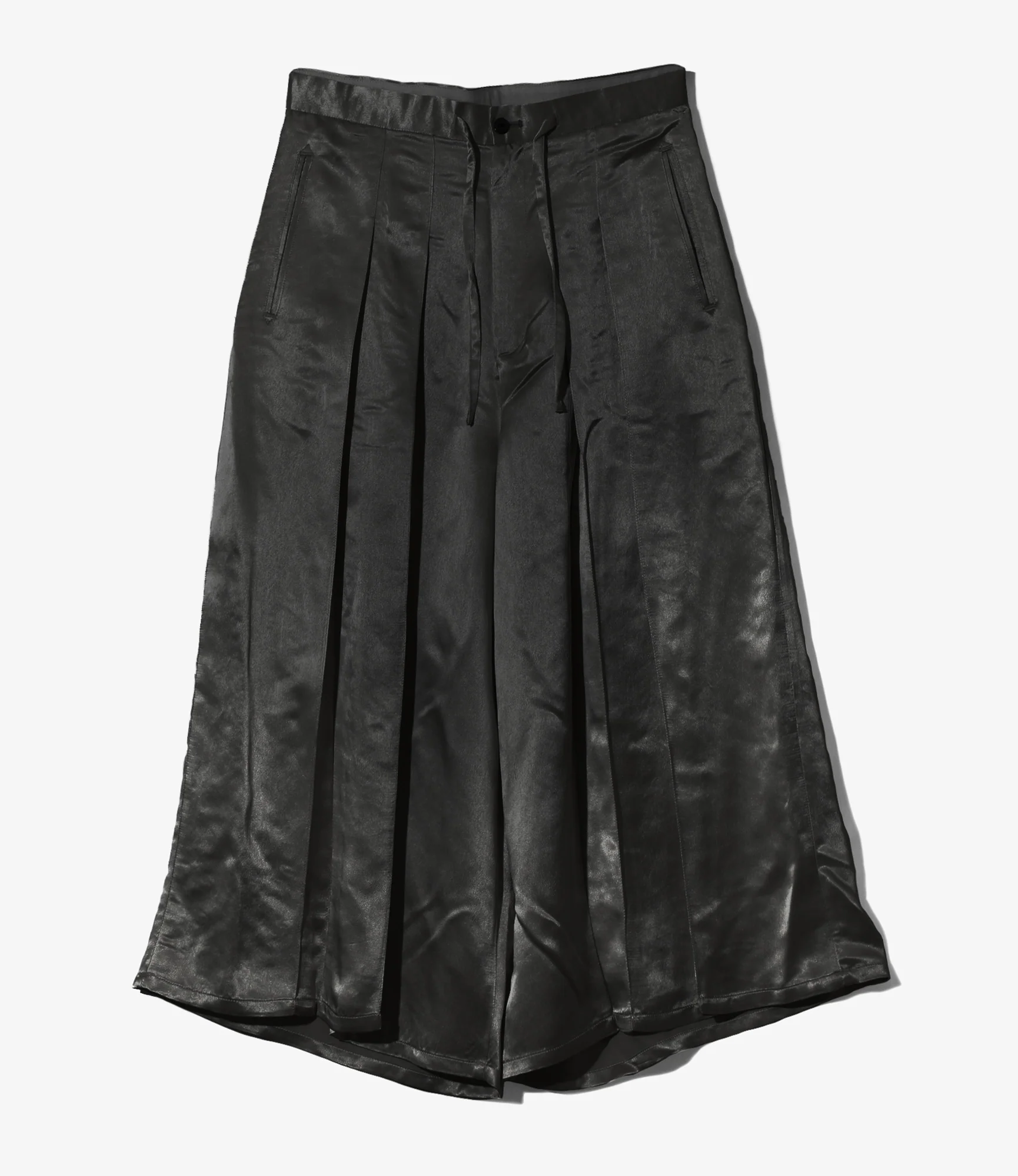 Hakama Pant - Black - Acetate Sateen