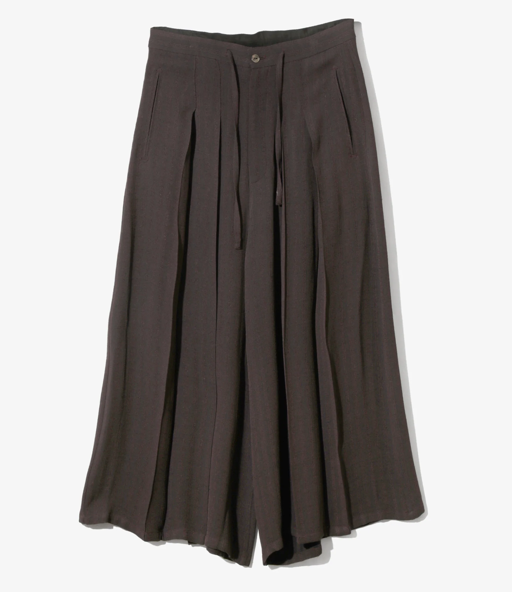 Hakama Pant - Burgundy - Alternate Stripe