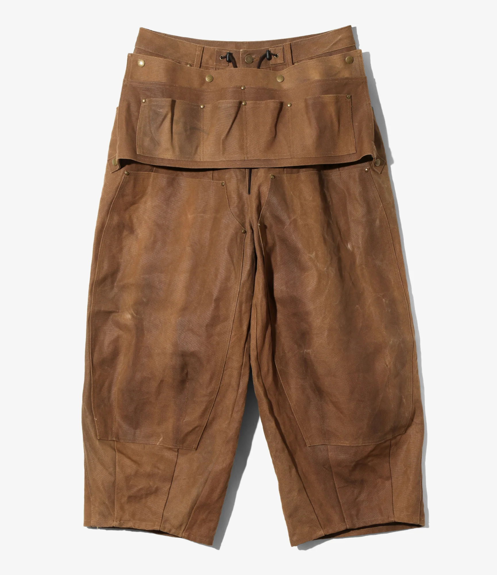 H.D. Apron Painter Pant - Dk. Brown - Duck Canvas / Kakishibu Paint