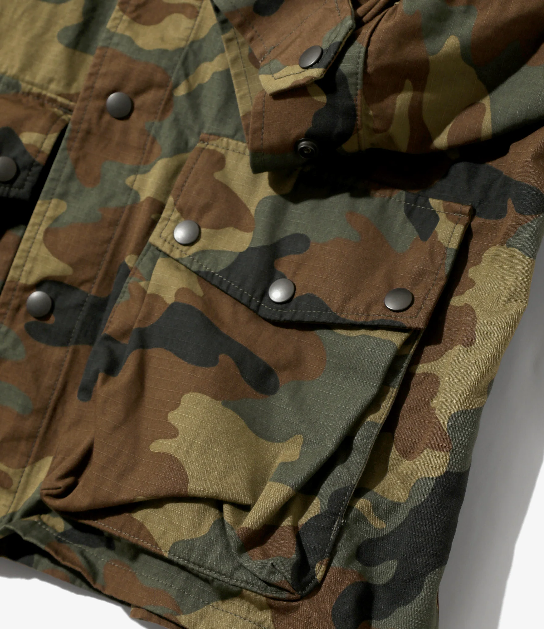 Jungle Fatigue Jacket - Woodland - Cotton Ripstop - Image 3