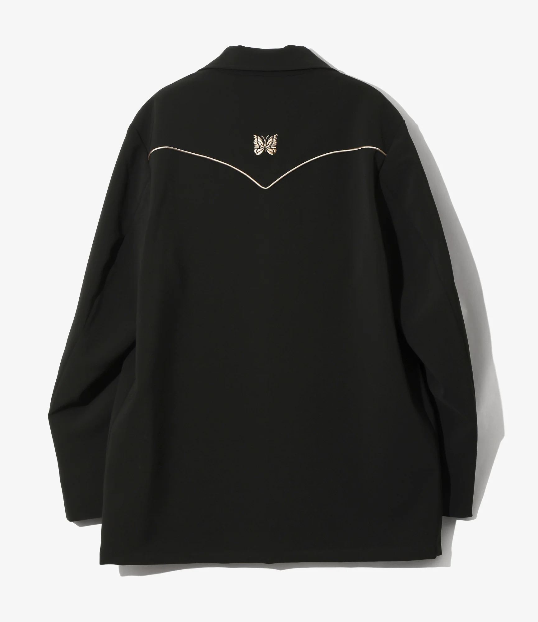 Western Leisure Jacket - Black - Poly Double Cloth - Image 4