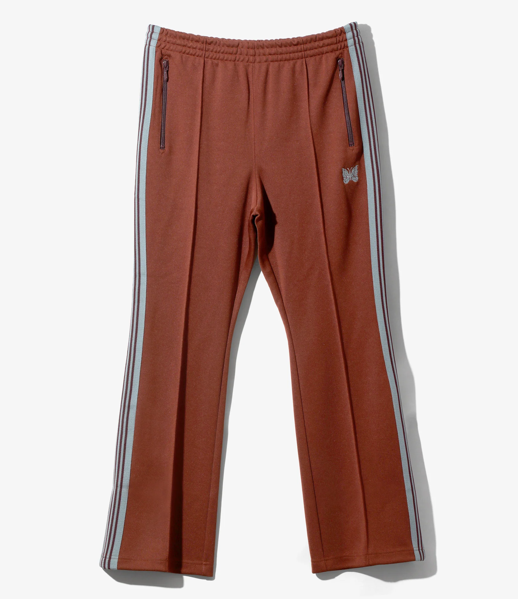 Women's Boot-Cut Track Pant - Rust - Poly Smooth