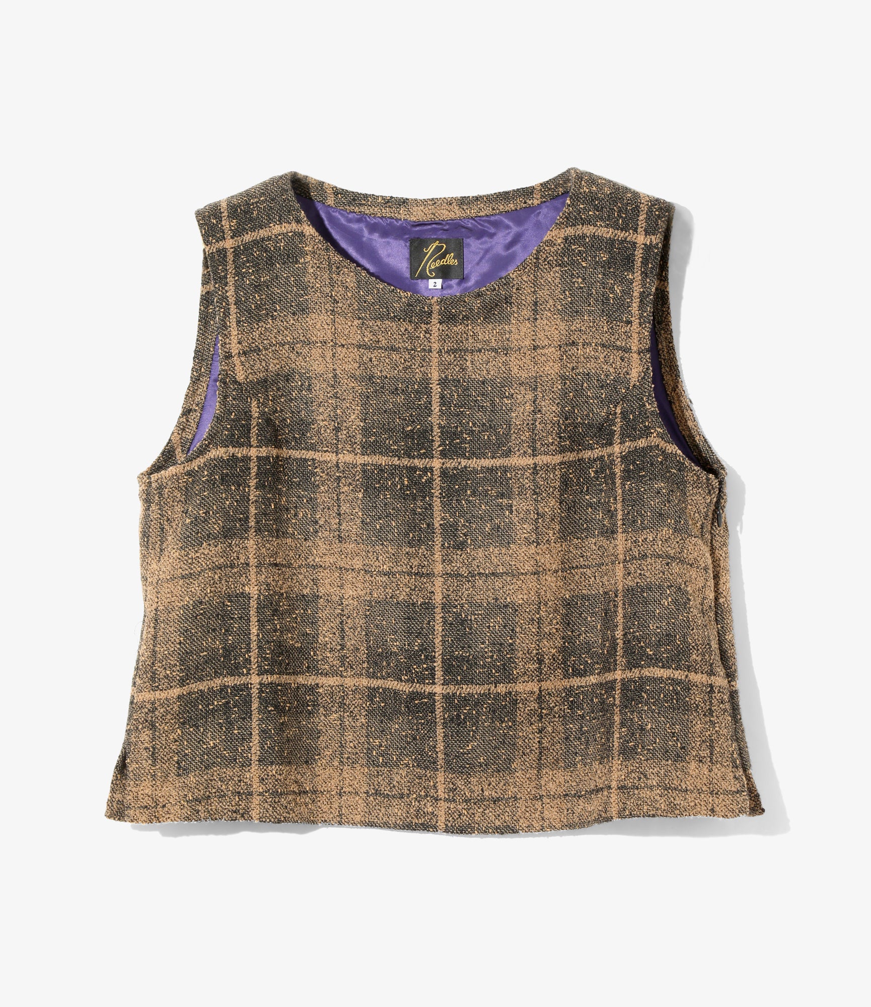 Women's C.C. Vest - Mocha - W/R Tweed Plaid