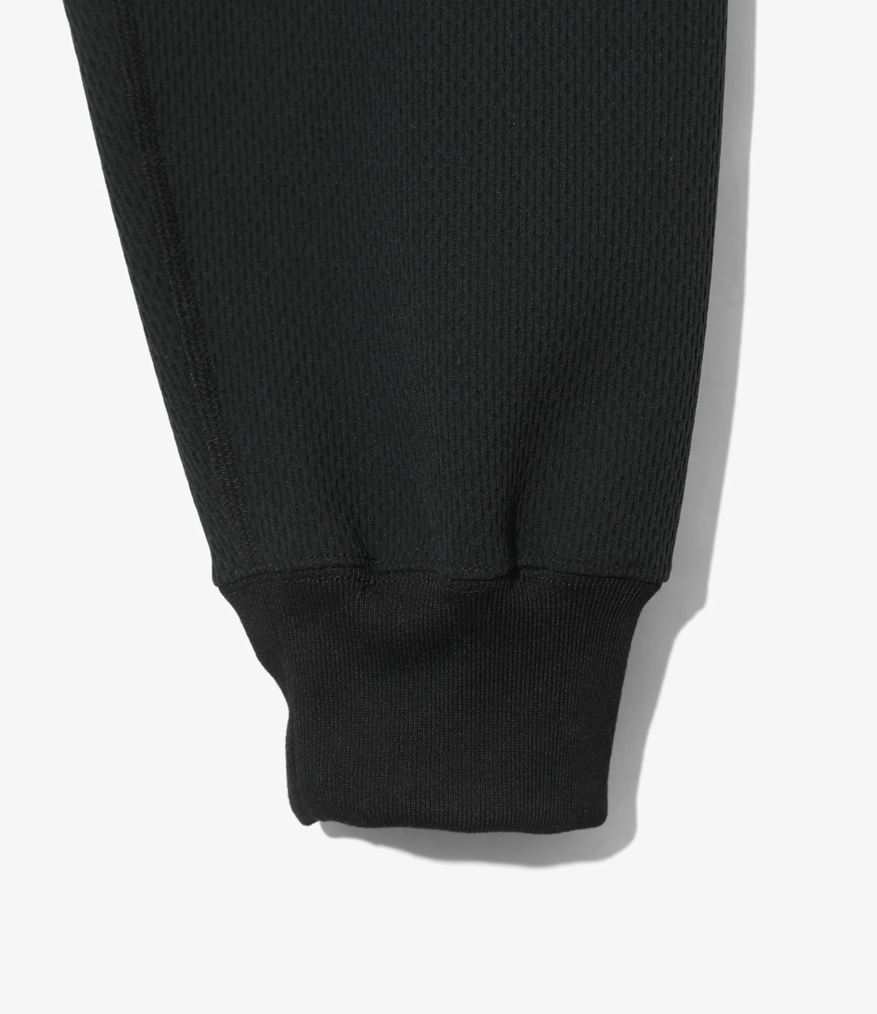 Women's Leggings - Black - Poly Waffle Jersey - Image 2