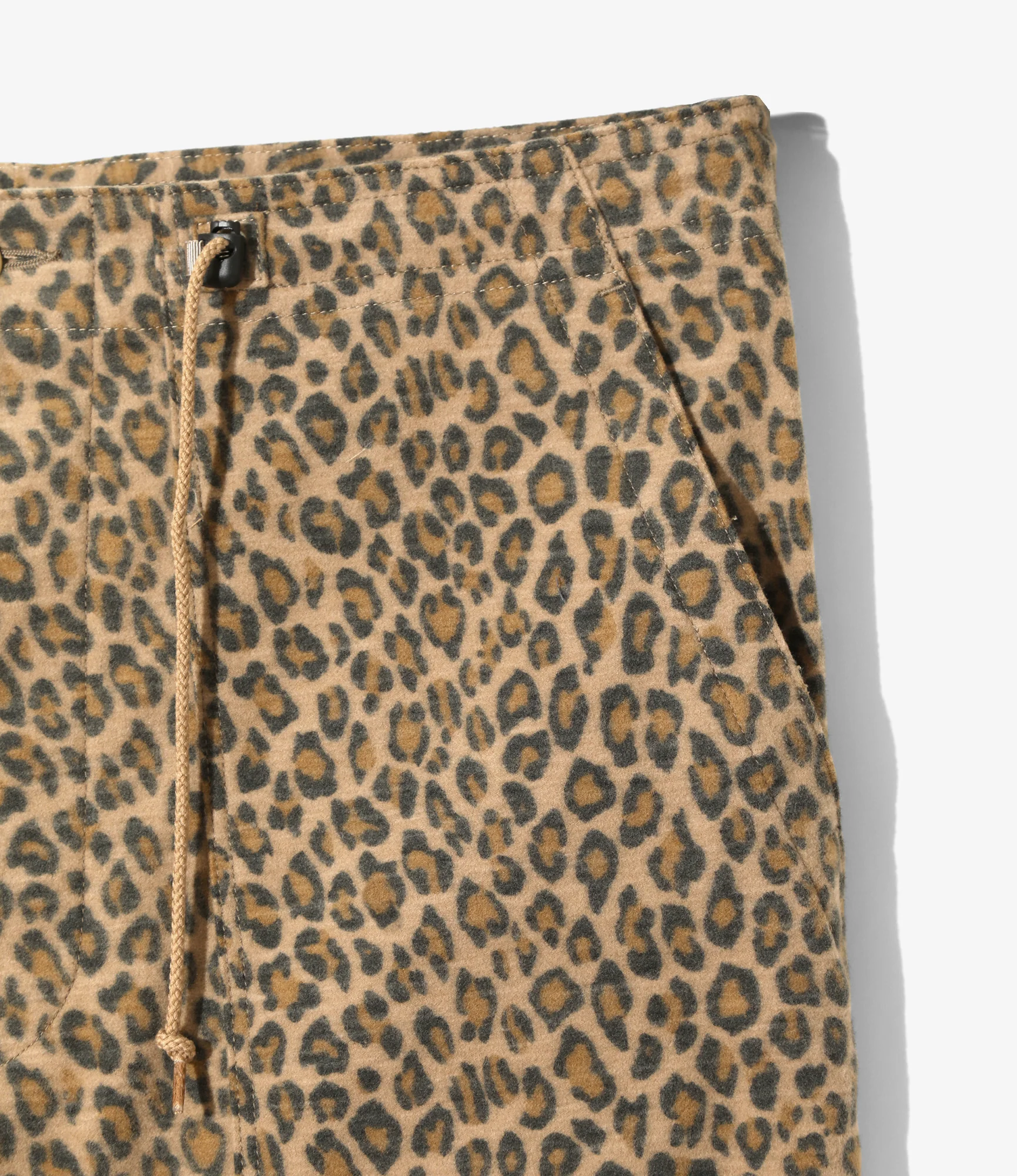 Women's String Fatigue Skirt - Leopard - Brushed Sateen - Image 3