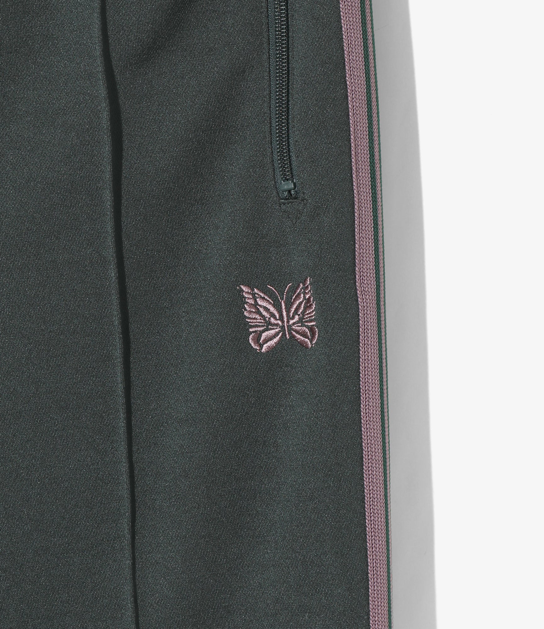 Women's Track Pant - Green - Poly Smooth - Image 3