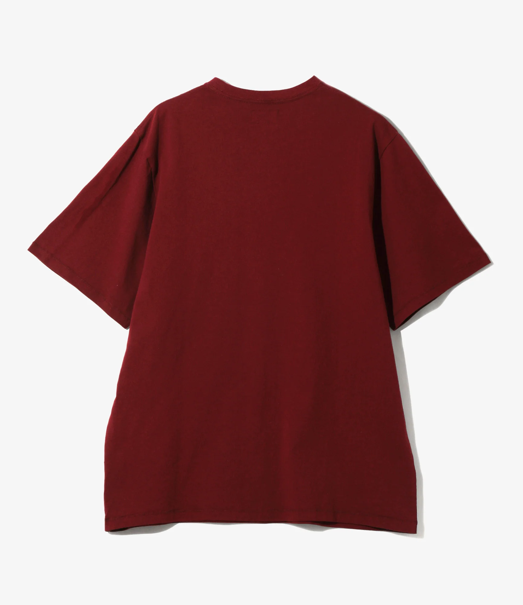 Embroidered Tee - Burgandy - Camp - Image 3