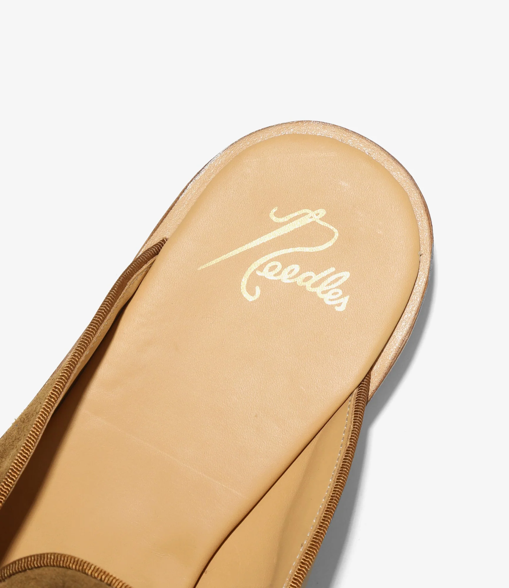 Papillon Emb. Slip-in - Brown - Suede - Image 5