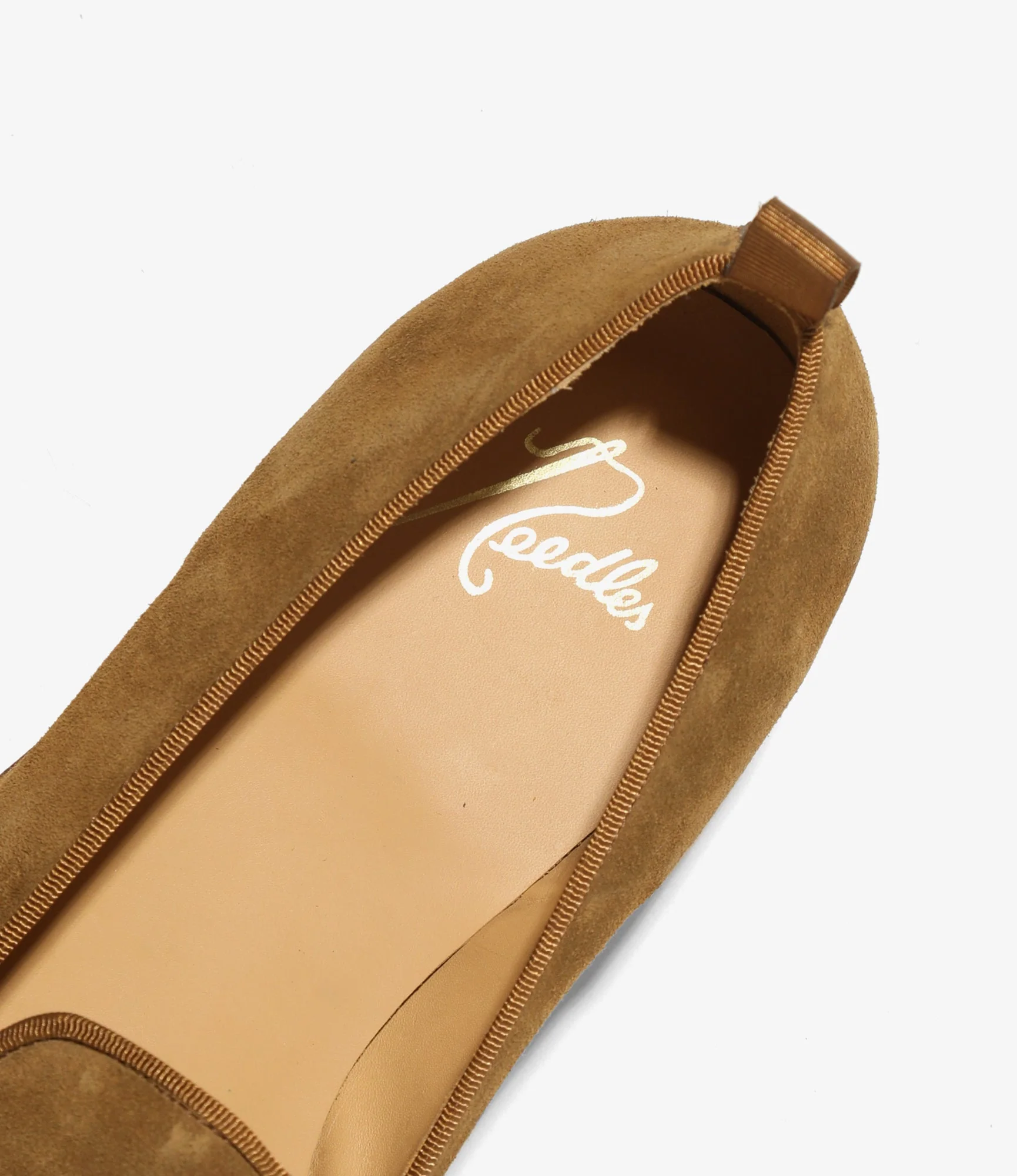 Papillon Emb. Slip-on - Brown - Suede - Image 5