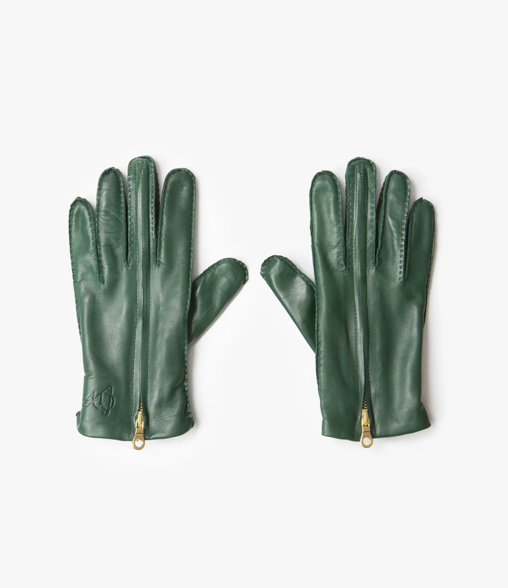 QR Lambskin Glove – Green