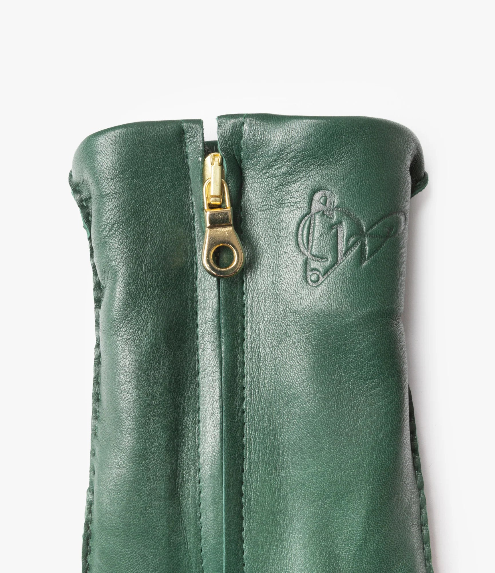 QR Lambskin Glove – Green - Image 5