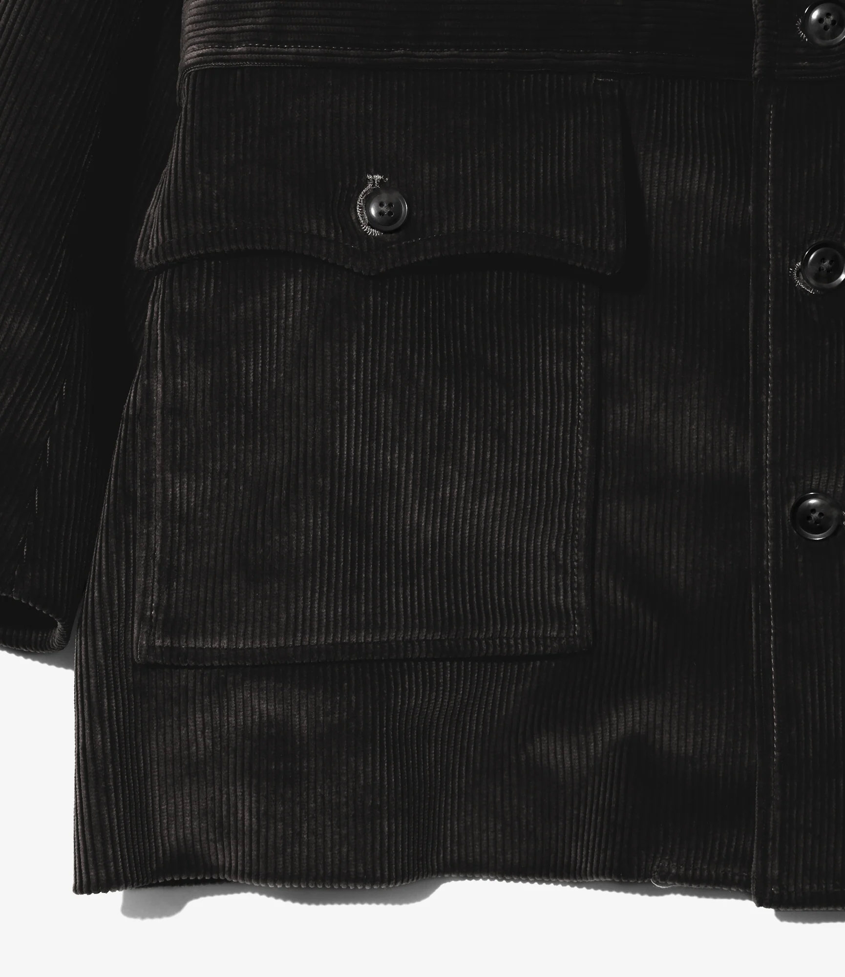 Ranch Jacket - Black - 8W Corduroy - Image 3