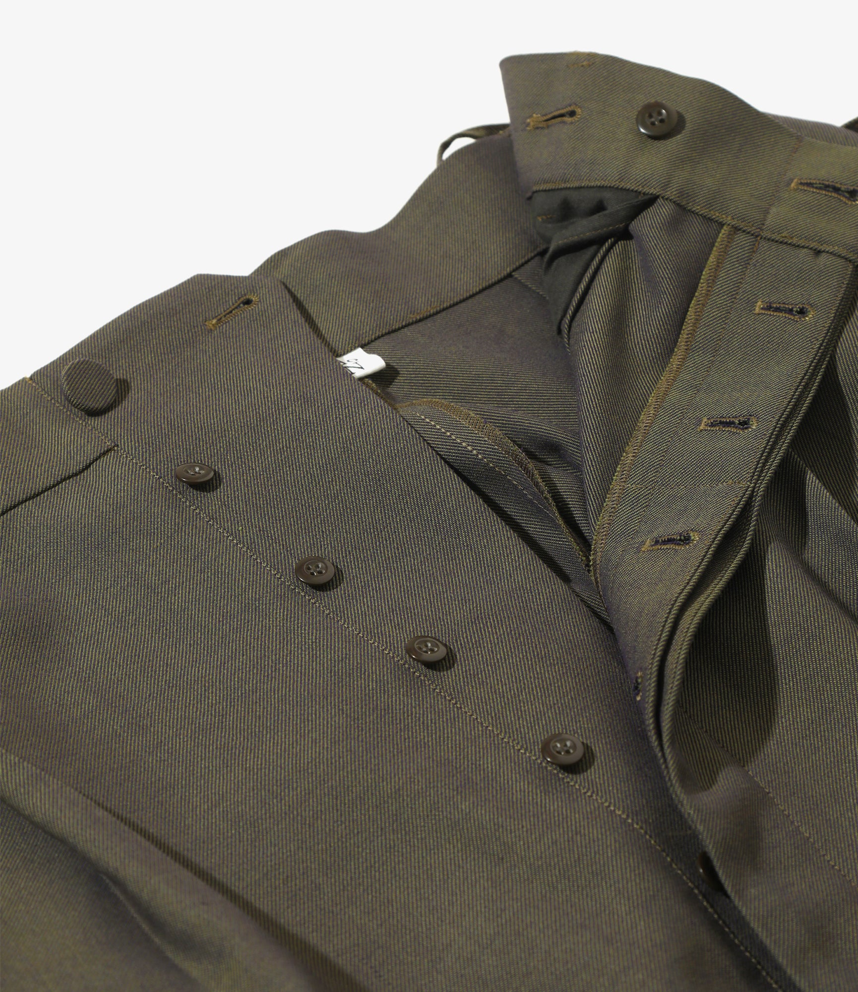 Officer Sarrouel Pants - Olive - Gabardine - Image 3