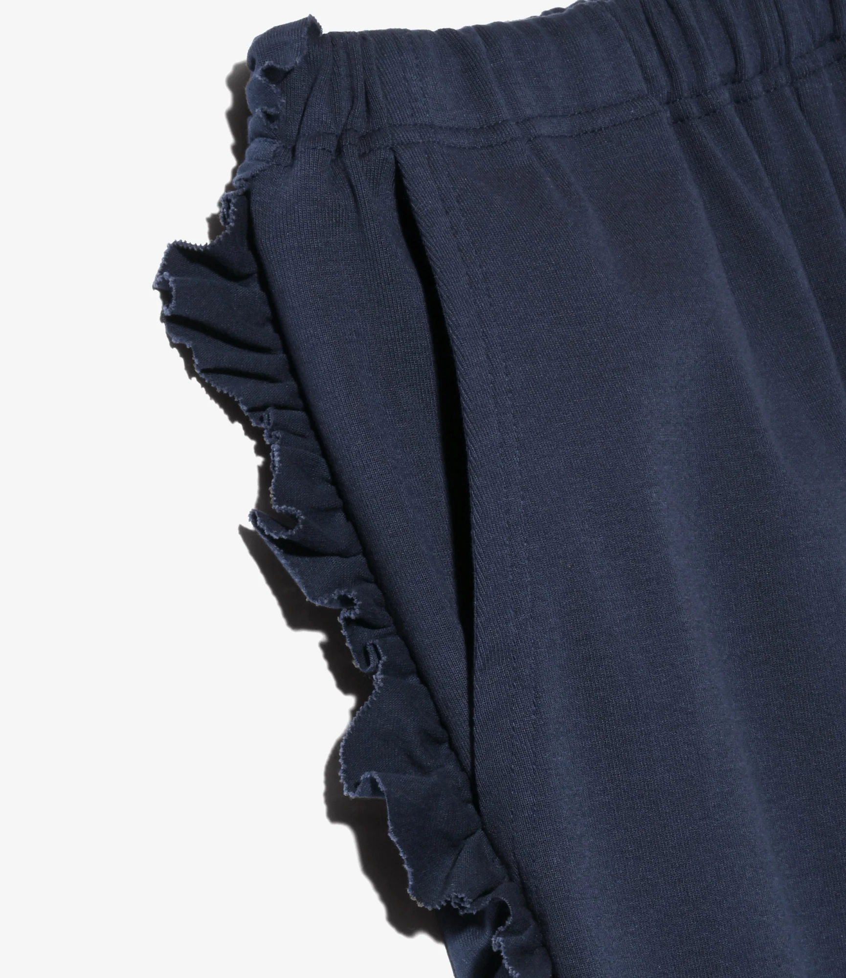 Swallow Frill Side Pants - Navy - Image 4