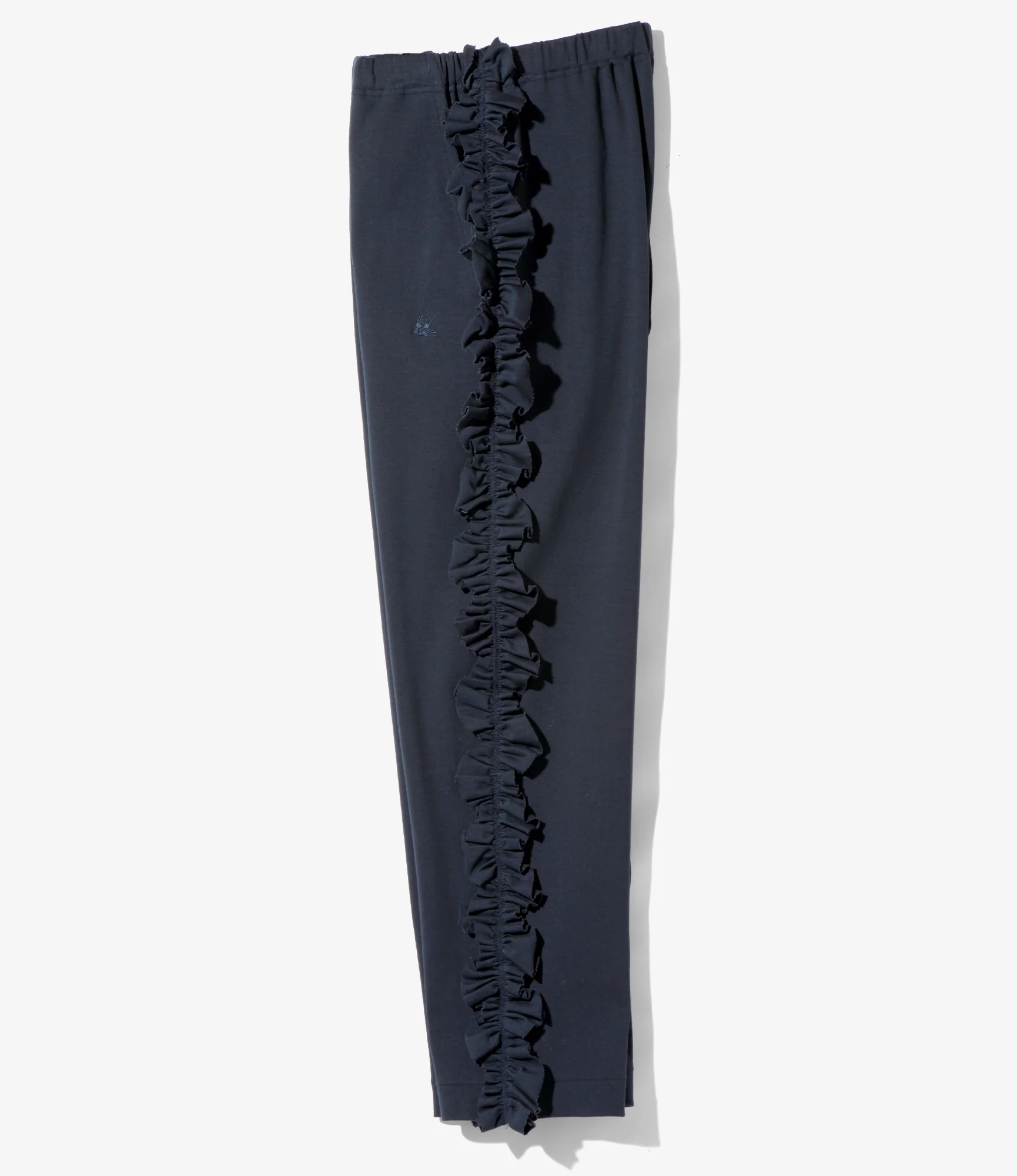 Swallow Frill Side Pants - Navy - Image 5