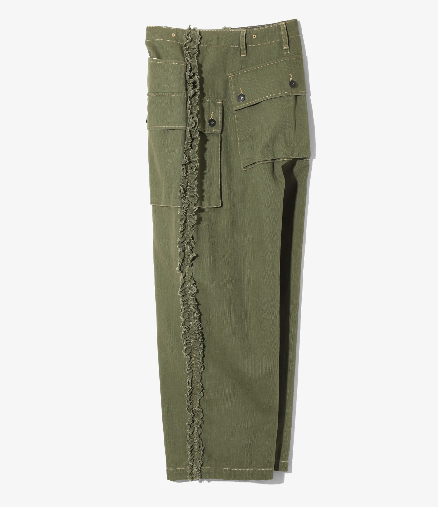 Utility Pants - Olive - Herringbone - Image 4