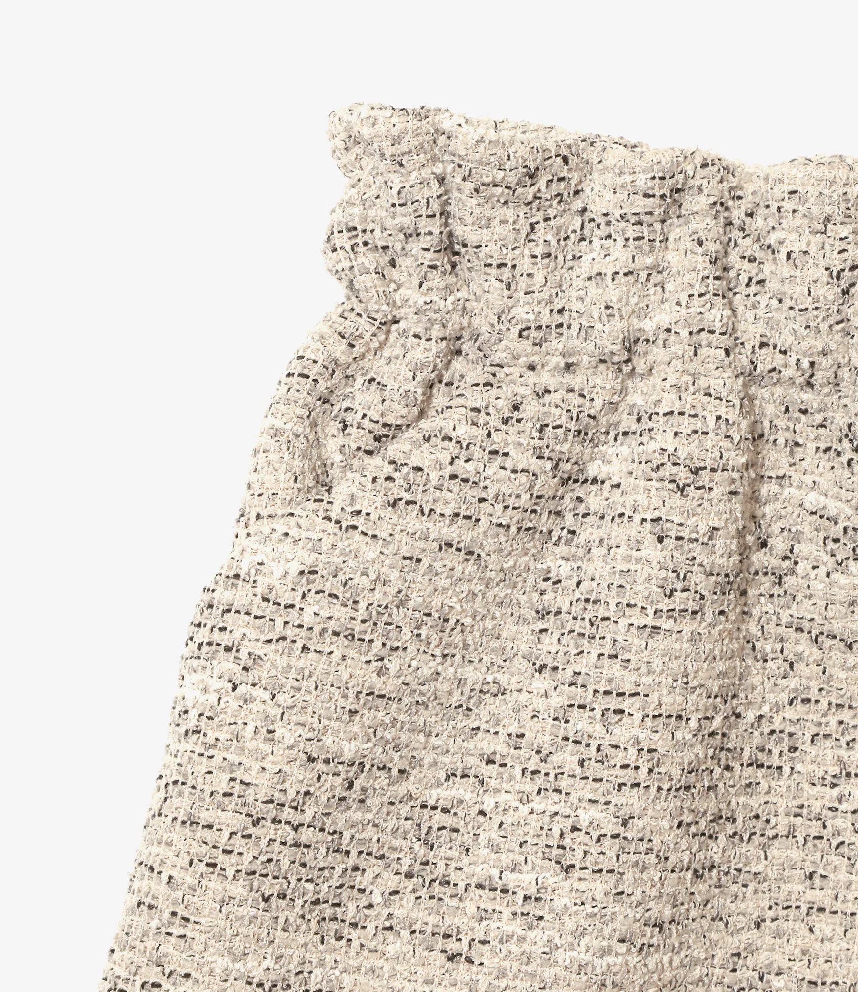 Women's Boxer Short Pant - Bonding Tweed - White - Image 3