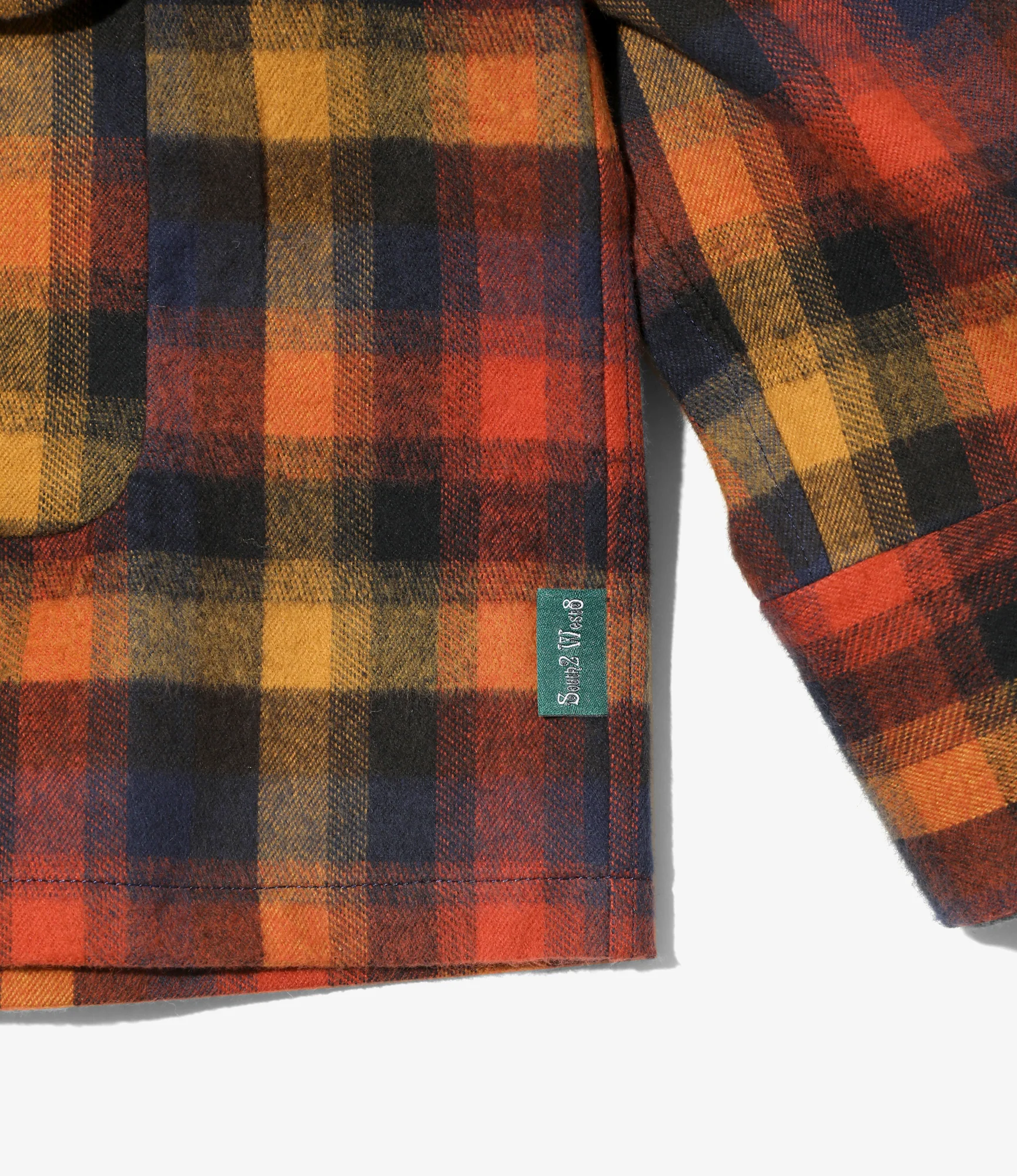 6 Pocket Shirt - Red - Cotton Plaid - Image 4