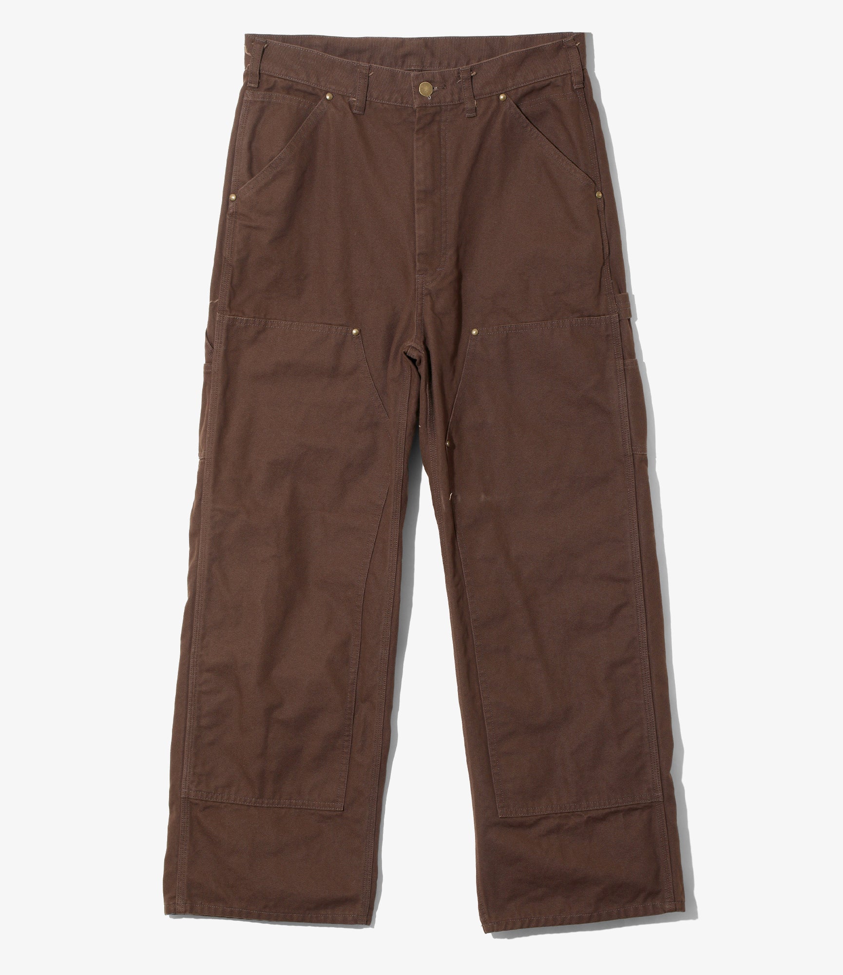Double Knee Painter Pant - Brown - 11.5oz Cotton Canvas