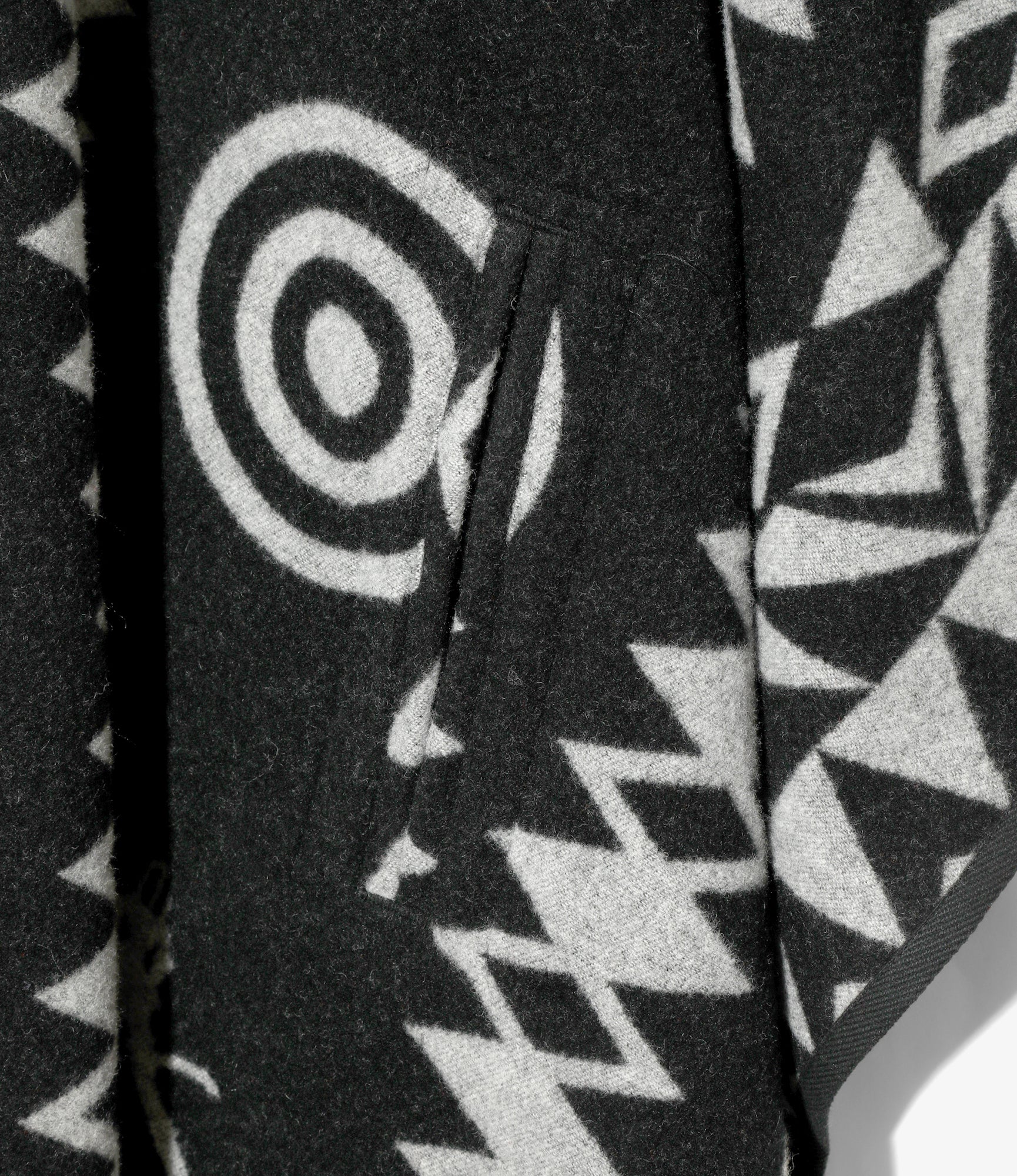 Poncho - Grey - W/CA Blanket - Image 3