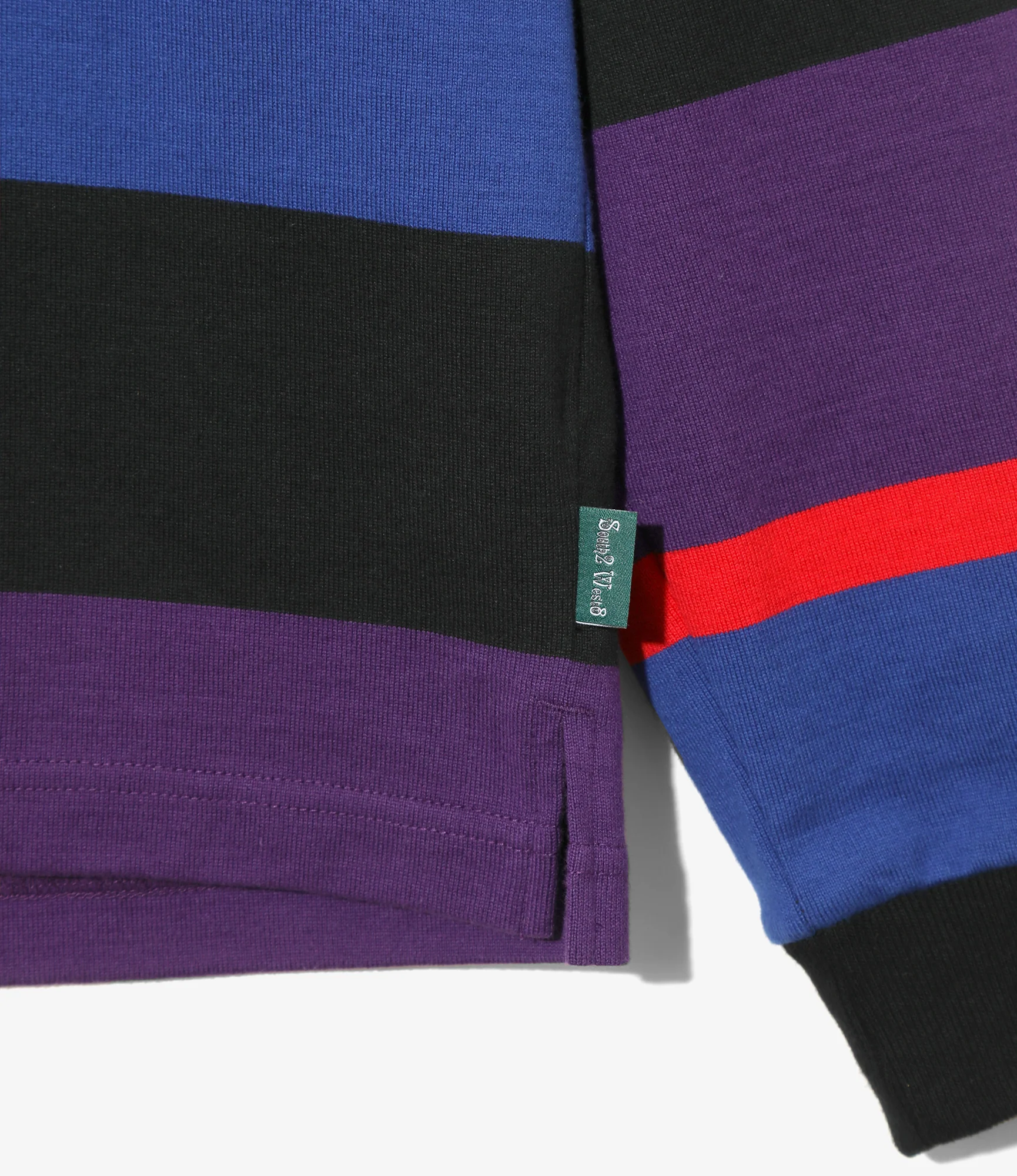 Rugger Shirt - Purple - Cotton Plainstitch - Image 4