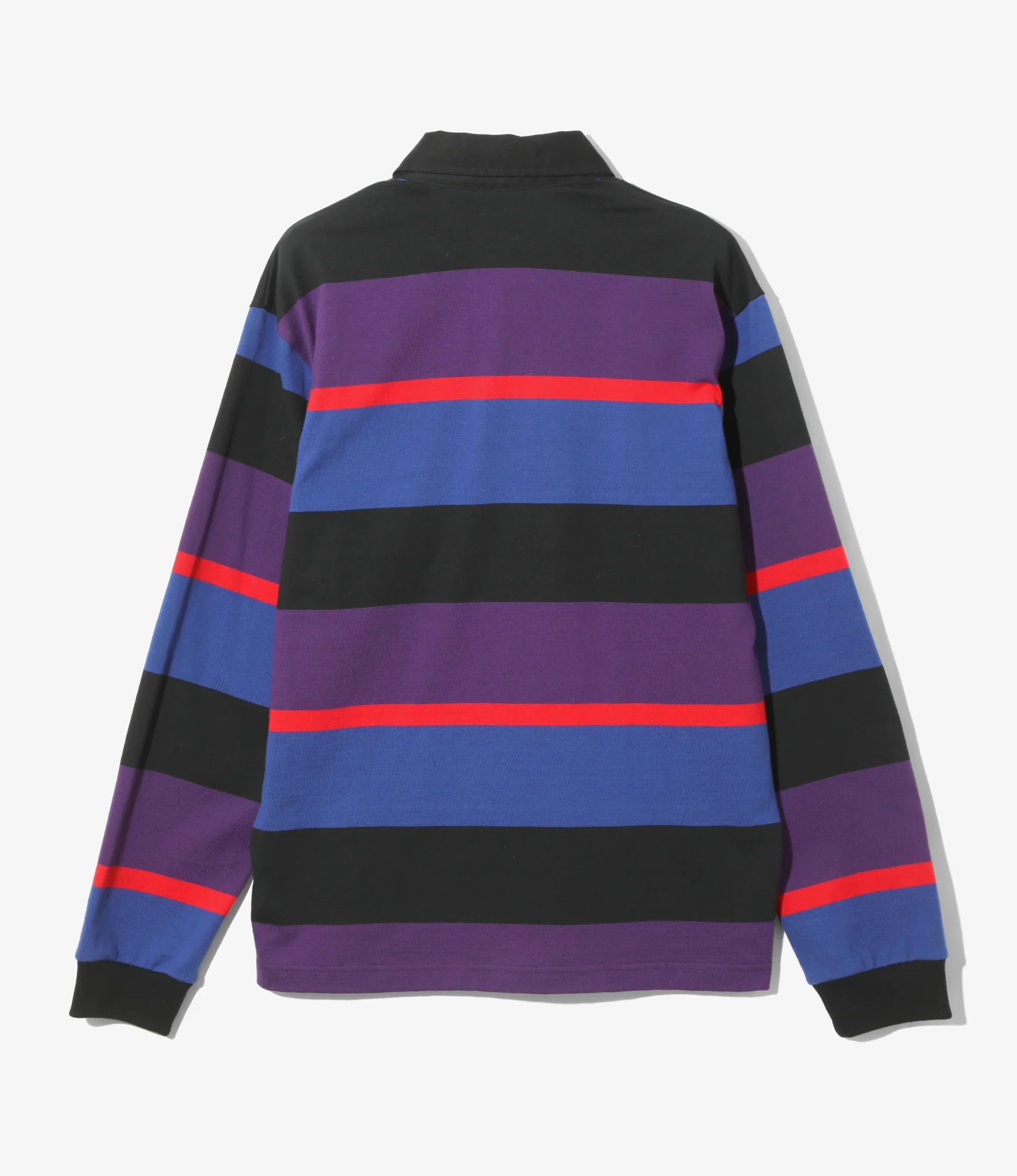 Rugger Shirt - Purple - Cotton Plainstitch - Image 5