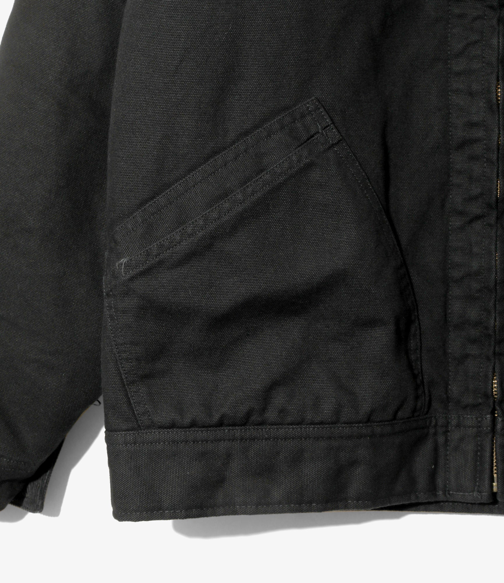 Work Jacket - Black - 11.5oz Cotton Canvas - Image 3
