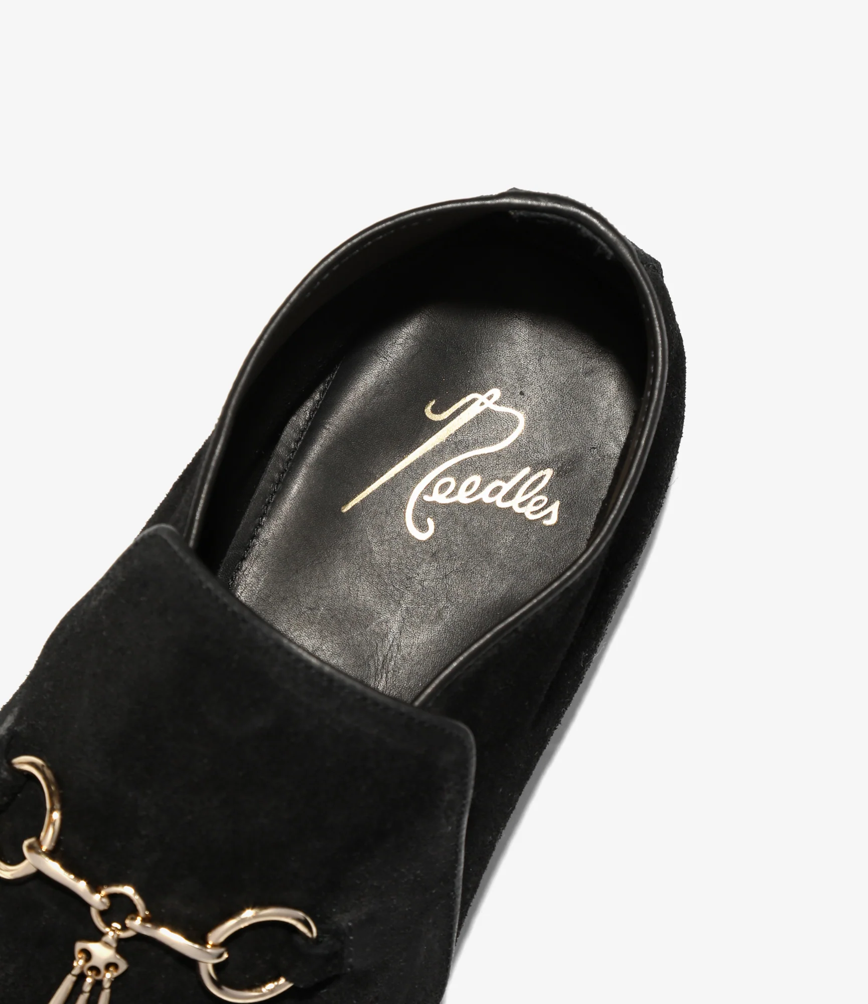 Tassel Bit Slip-On Chukka - Black - Image 5