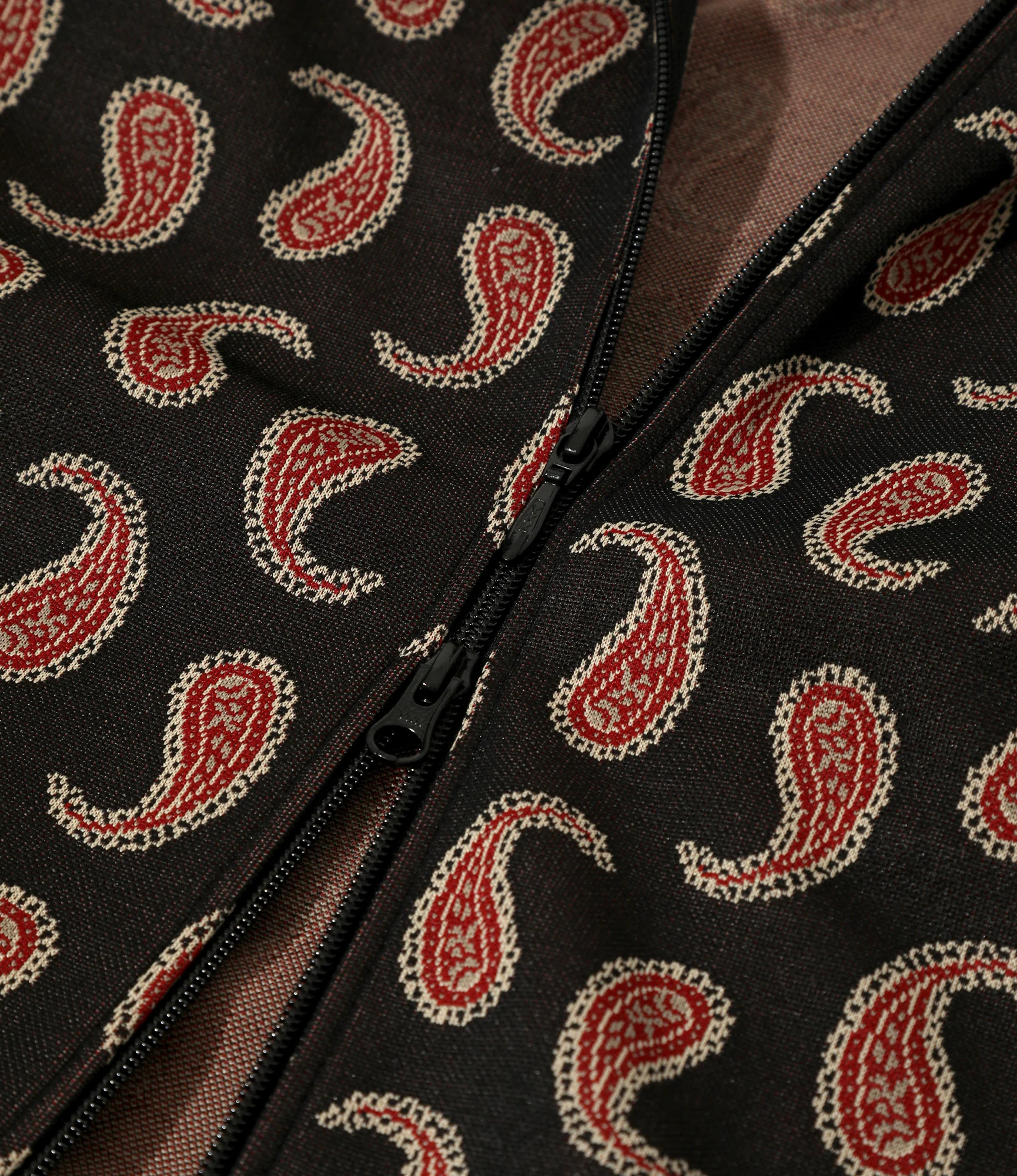 Track Jacket - Paisley - Poly Jacquard - Image 3