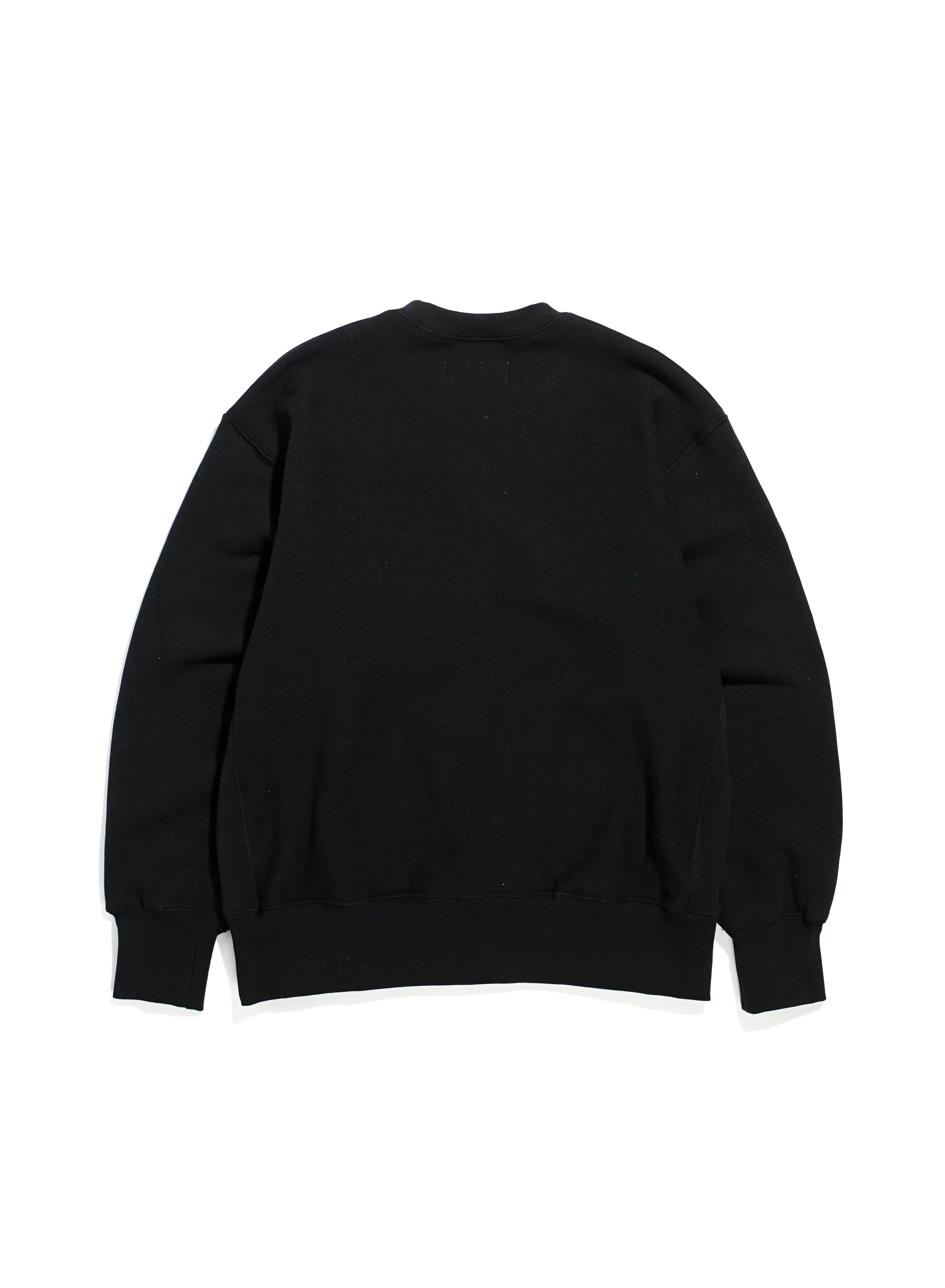 Utility Sweat Shirt - Black 12oz Cotton Fleece - Image 2