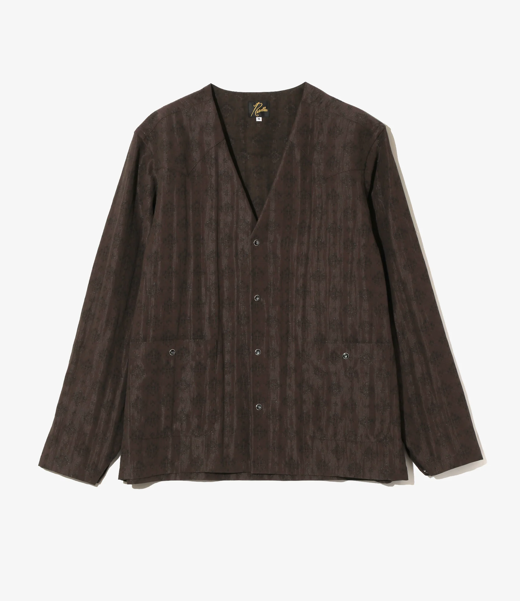V-Neck Cowboy Shirt - Bordeaux - Bright Foulard