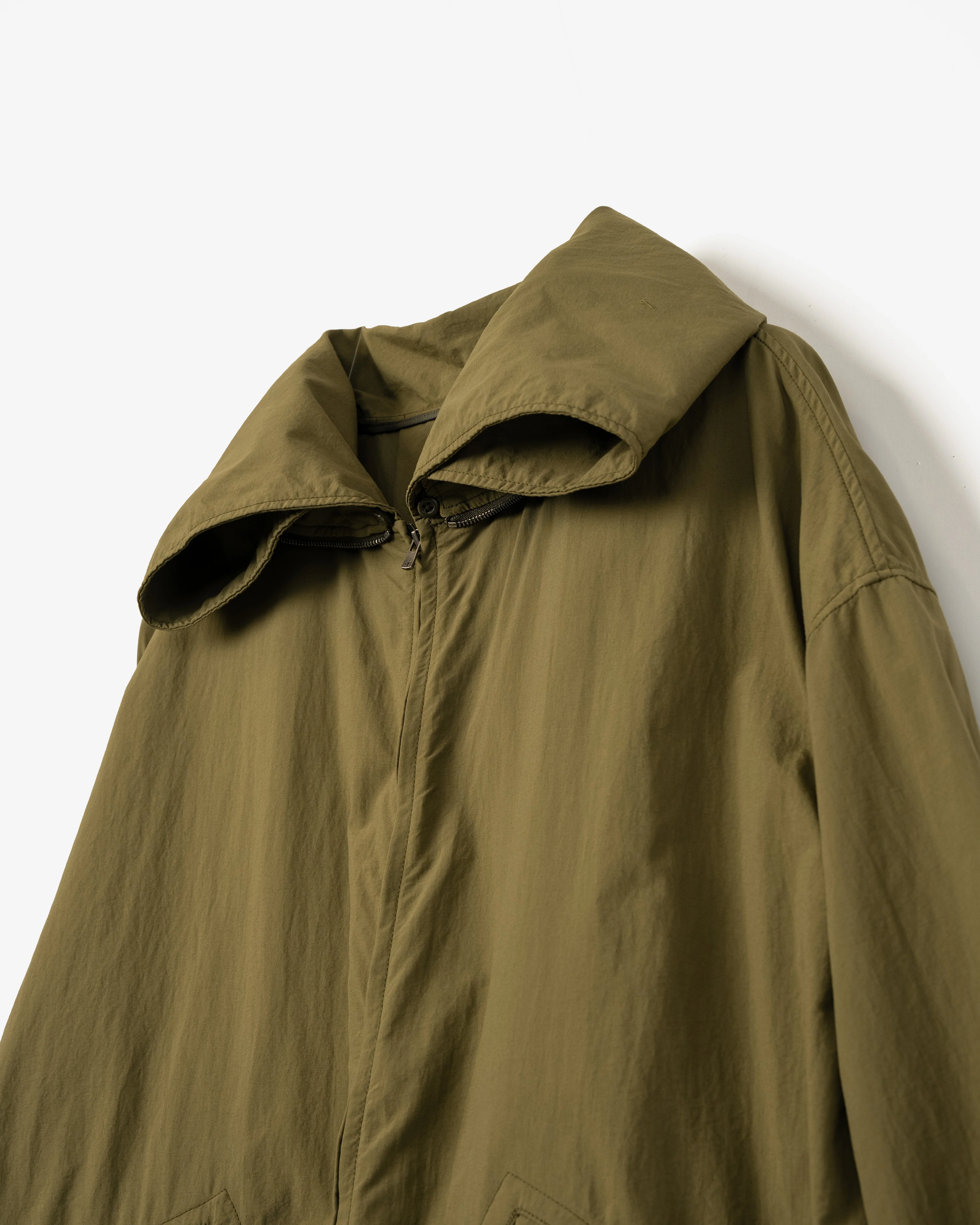 Women's Deck Dress - Olive Recycled Nylon - Image 3
